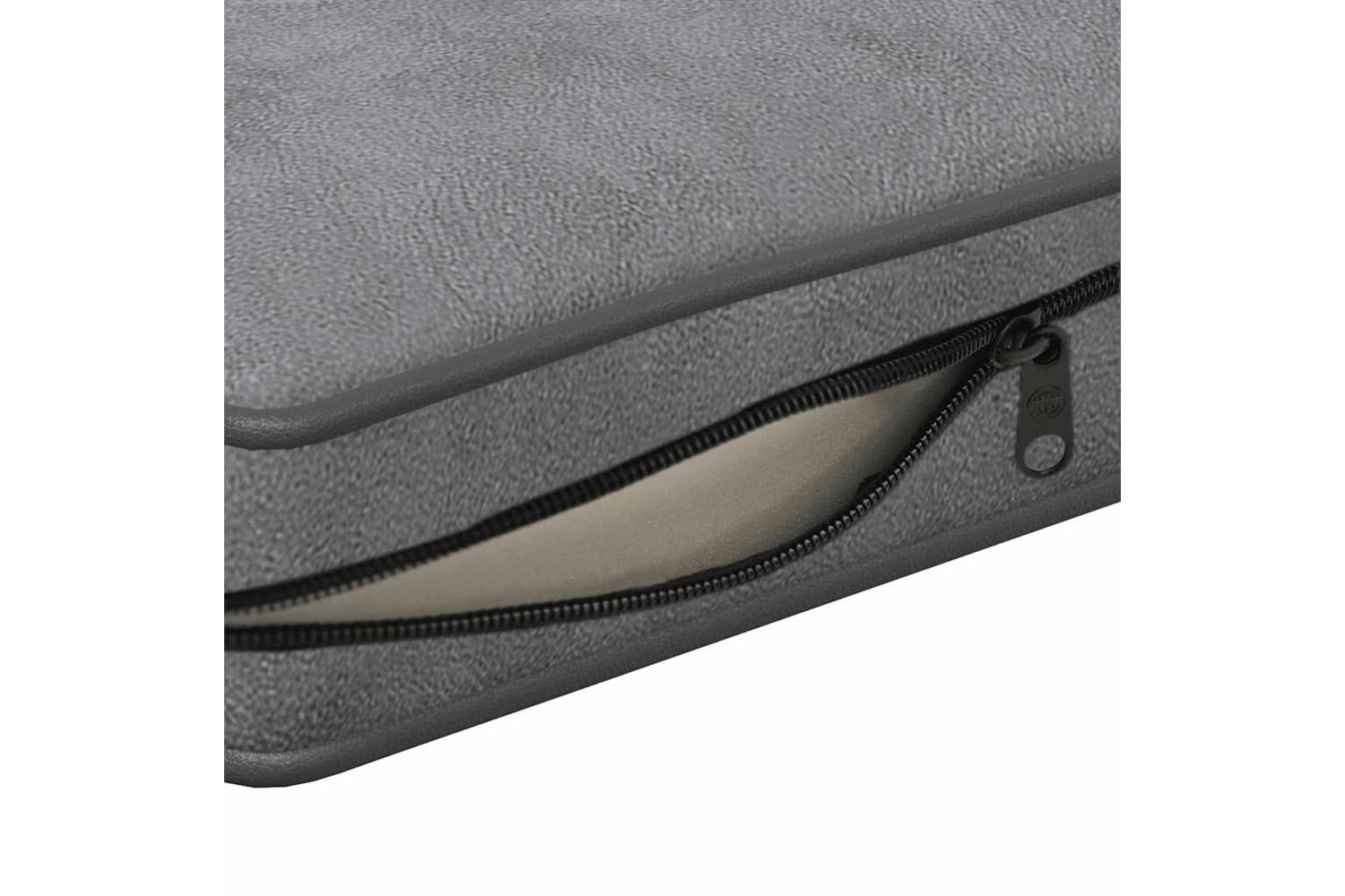 Vidaxl Dog Sofa Dark Grey 72x45x30 Cm Plush-10