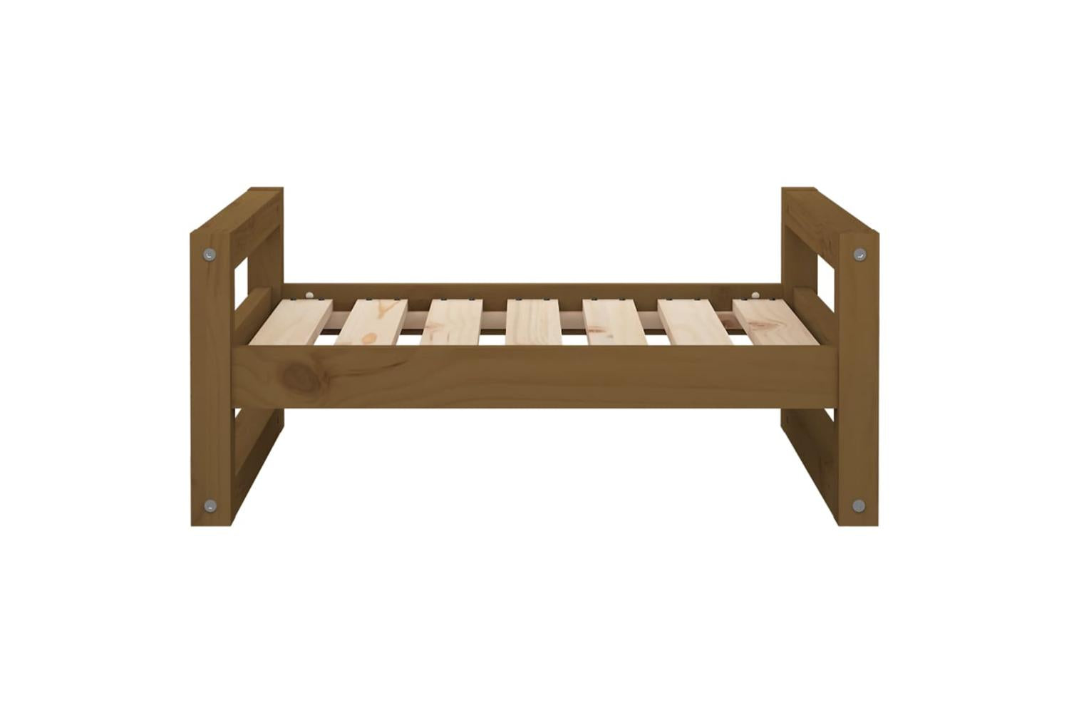 Vidaxl Dog Bed Honey Brown 655x505x28 Cm Solid Pine Wood-5