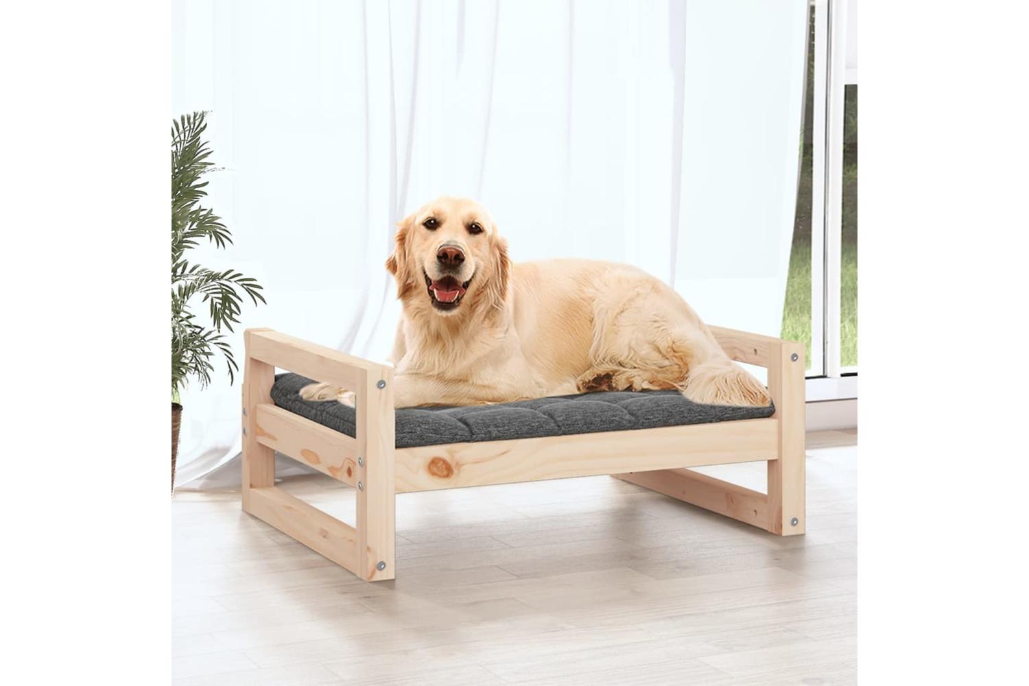 Vidaxl Dog Bed 755x555x28 Cm Solid Pine Wood-3