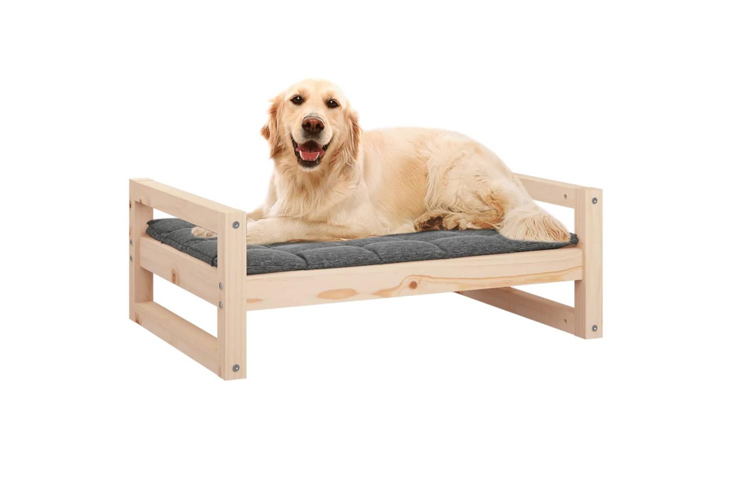 Vidaxl Dog Bed 755x555x28 Cm Solid Pine Wood-4