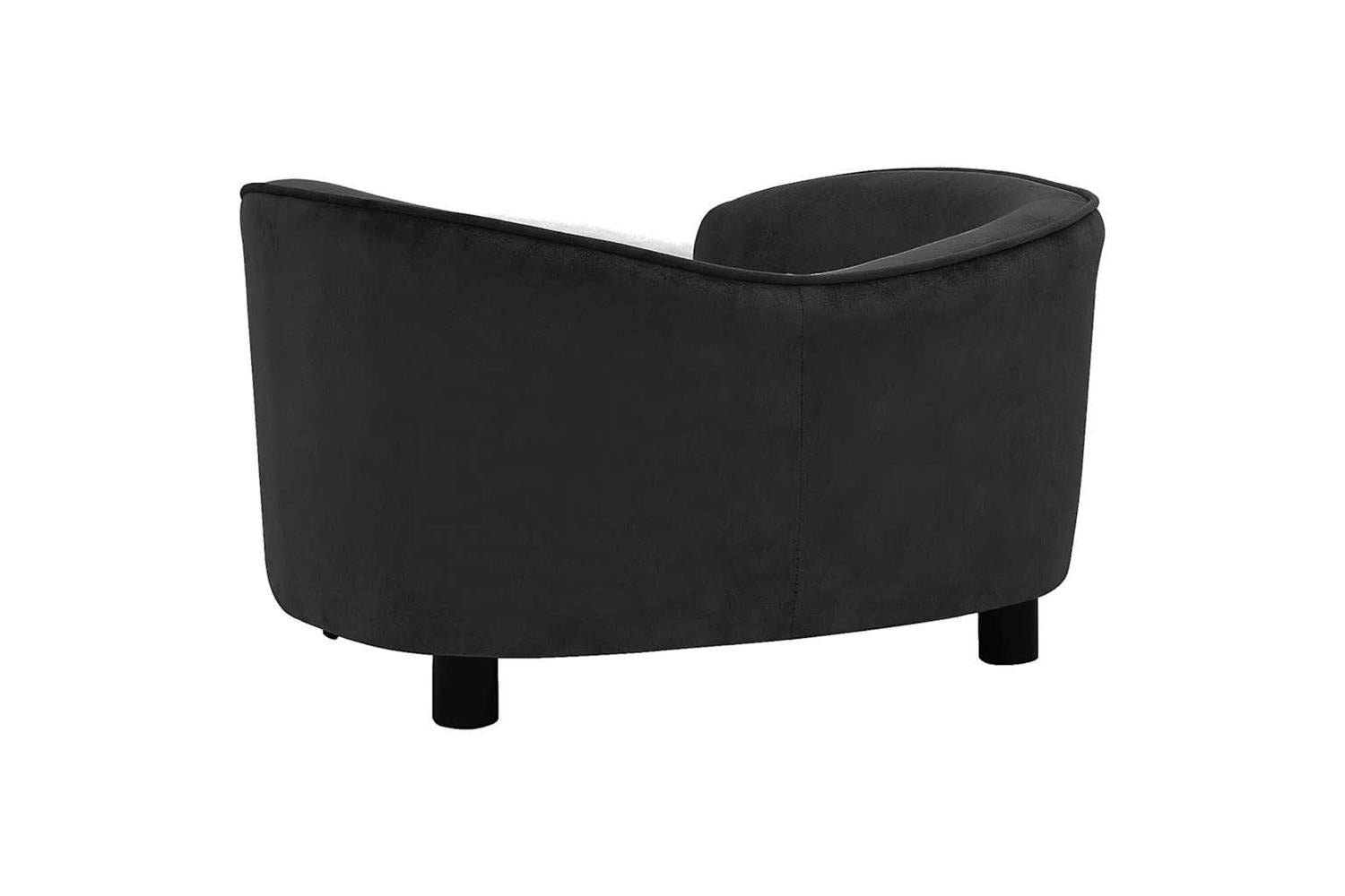 Vidaxl Dog Sofa Black 69x49x40 Cm Plush-5