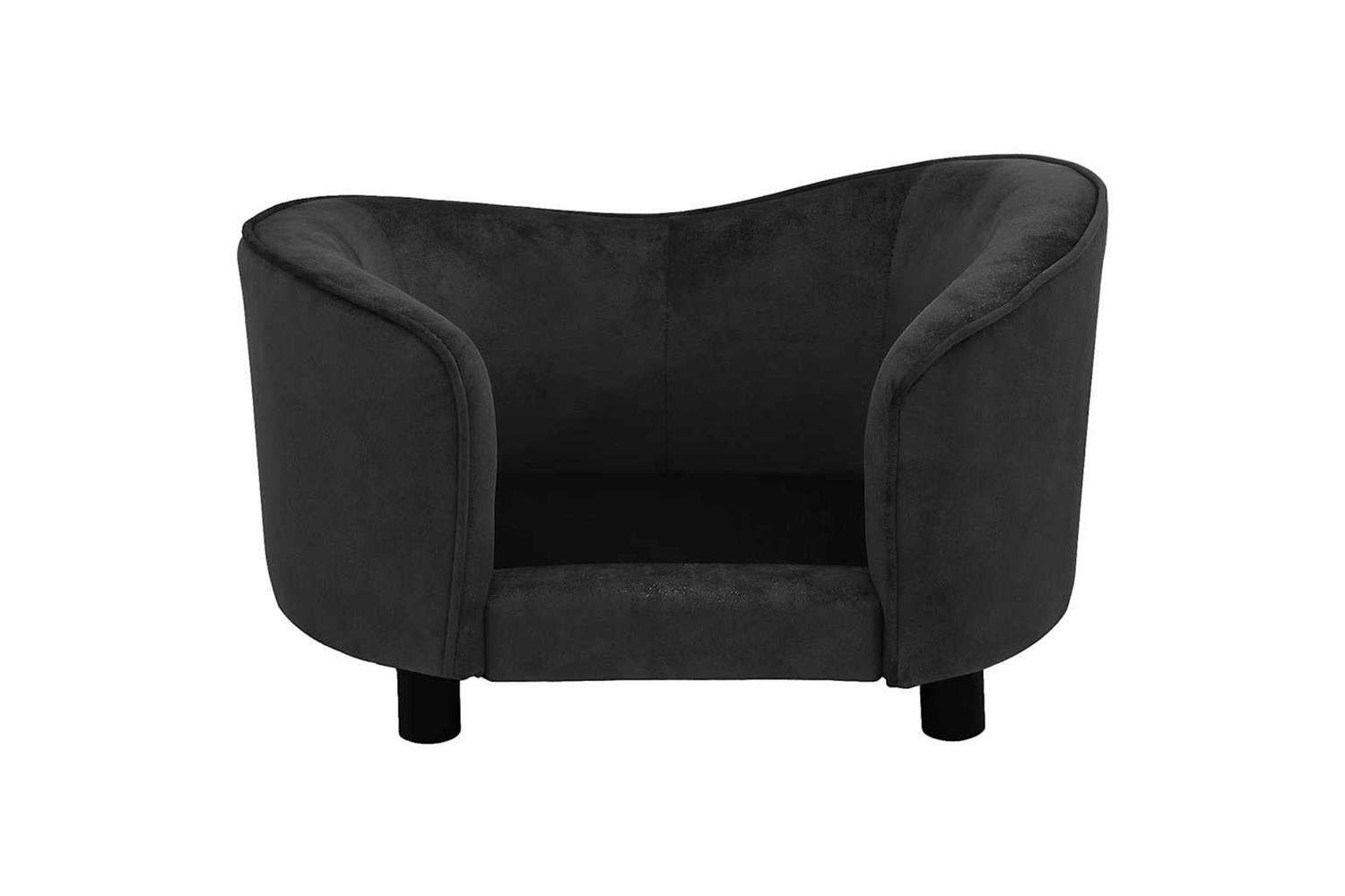 Vidaxl Dog Sofa Black 69x49x40 Cm Plush-6
