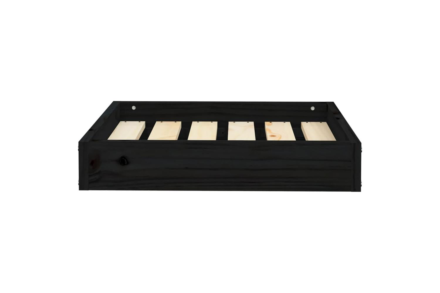Vidaxl Dog Bed Black 515x44x9 Cm Solid Wood Pine-3