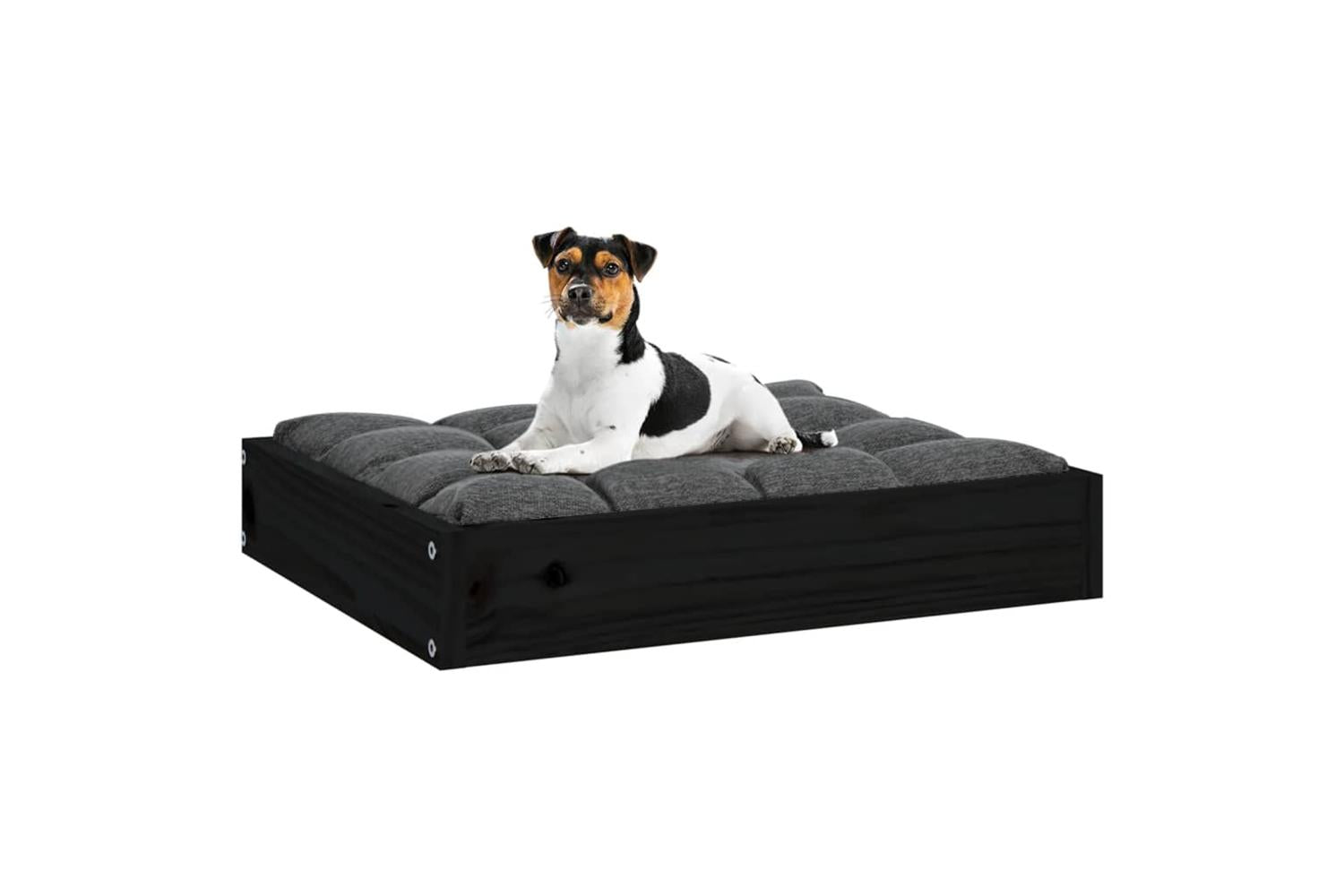 Vidaxl Dog Bed Black 515x44x9 Cm Solid Wood Pine-6