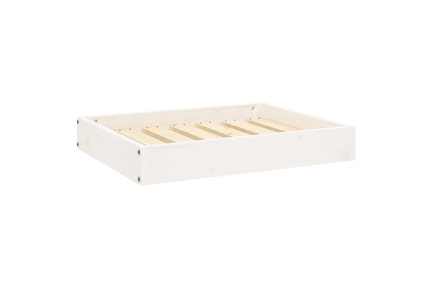 Vidaxl Dog Bed White 615x49x9 Cm Solid Wood Pine