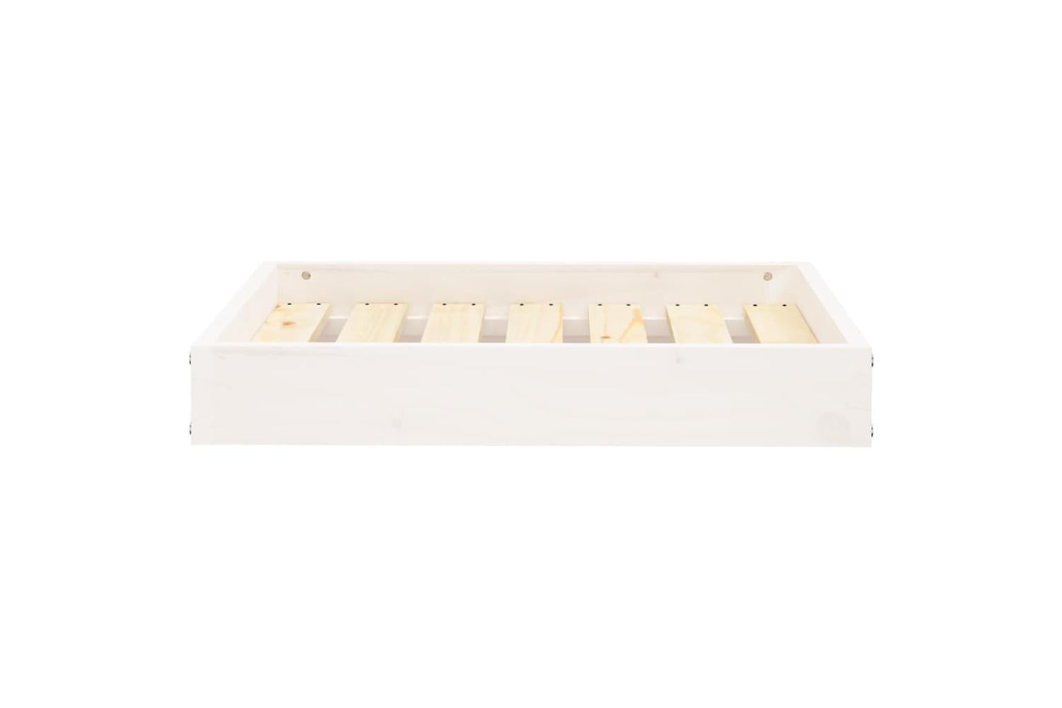 Vidaxl Dog Bed White 615x49x9 Cm Solid Wood Pine-3