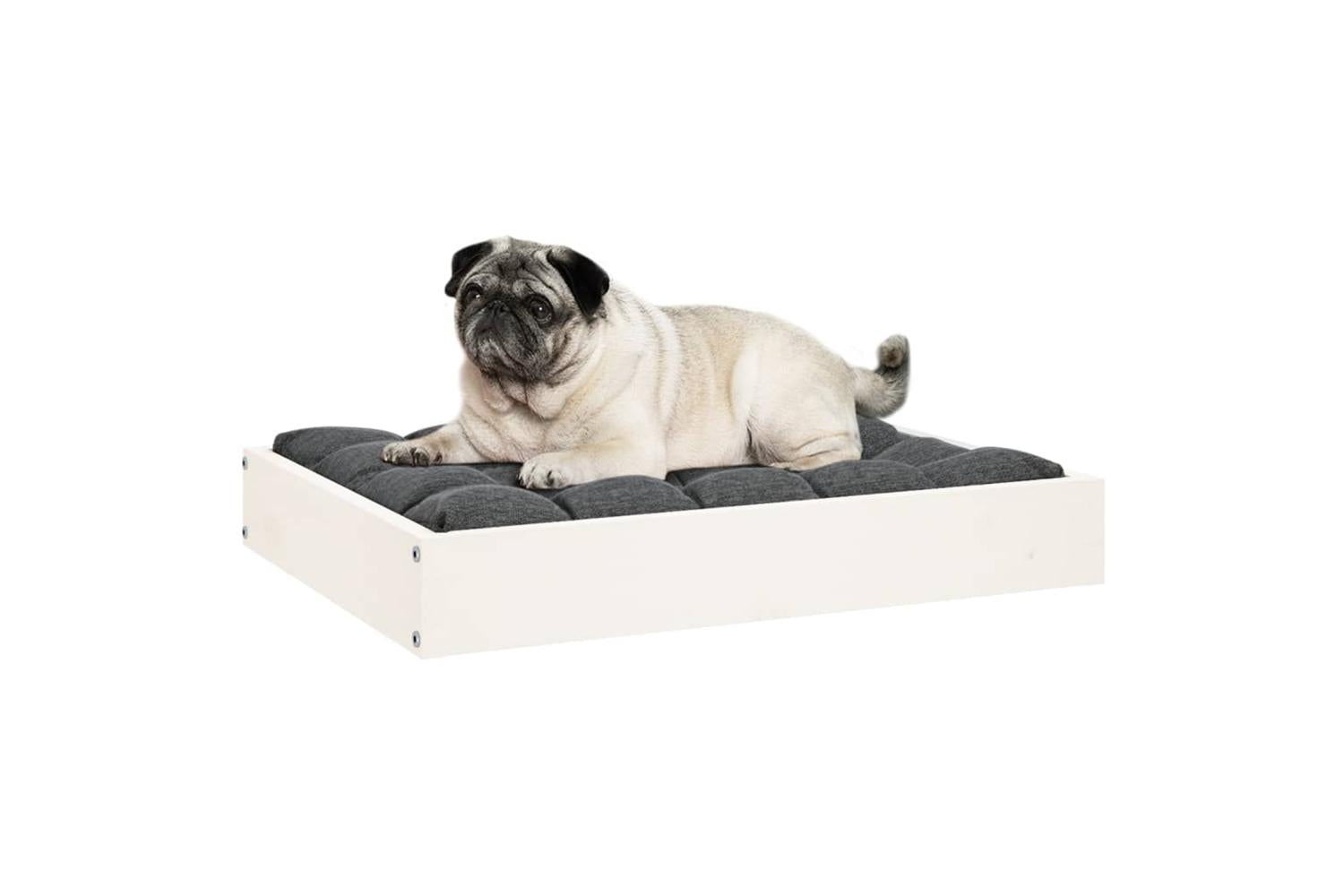 Vidaxl Dog Bed White 615x49x9 Cm Solid Wood Pine-6