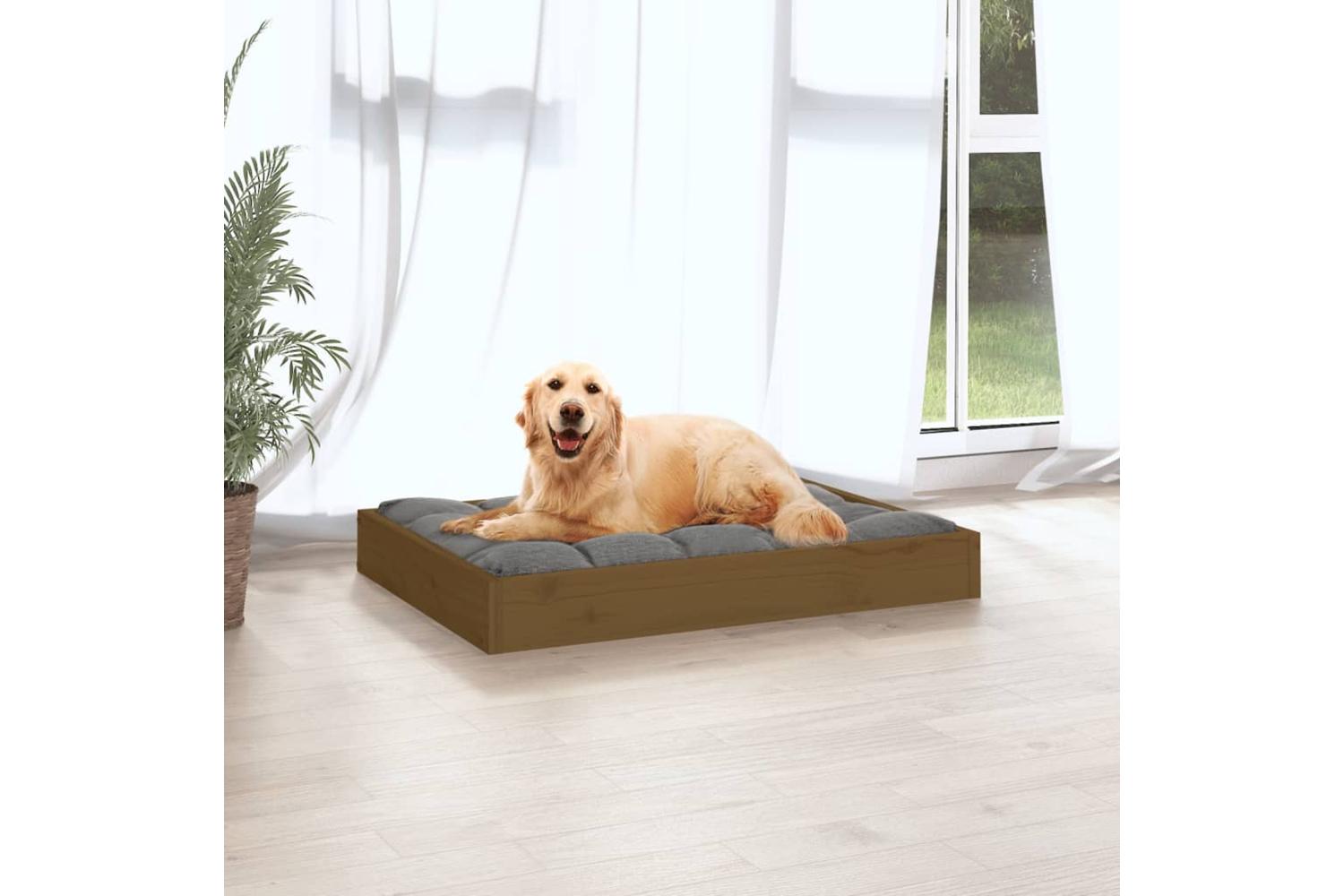 Vidaxl Dog Bed Honey Brown 715x54x9 Cm Solid Wood Pine-5
