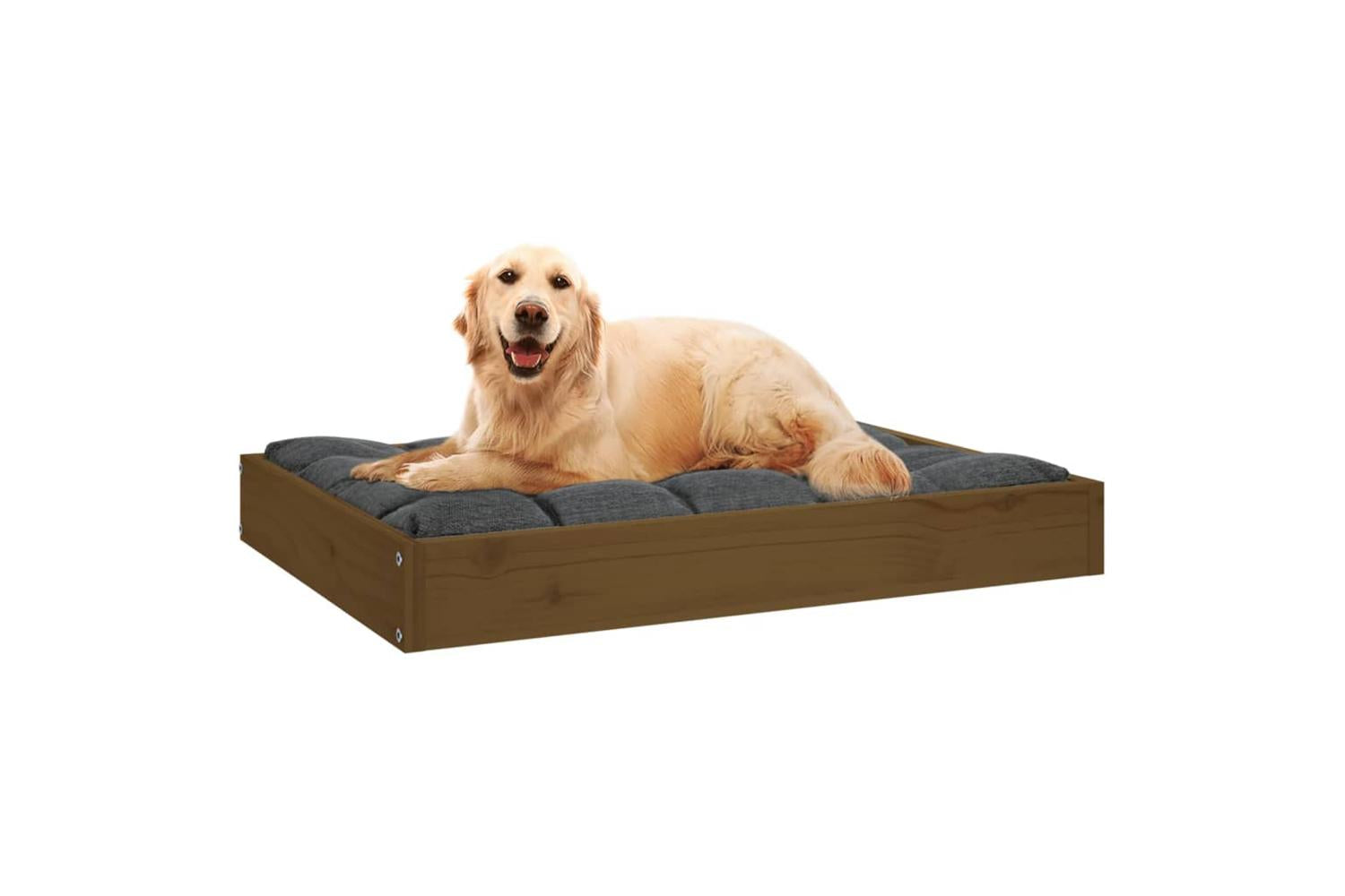 Vidaxl Dog Bed Honey Brown 715x54x9 Cm Solid Wood Pine-6