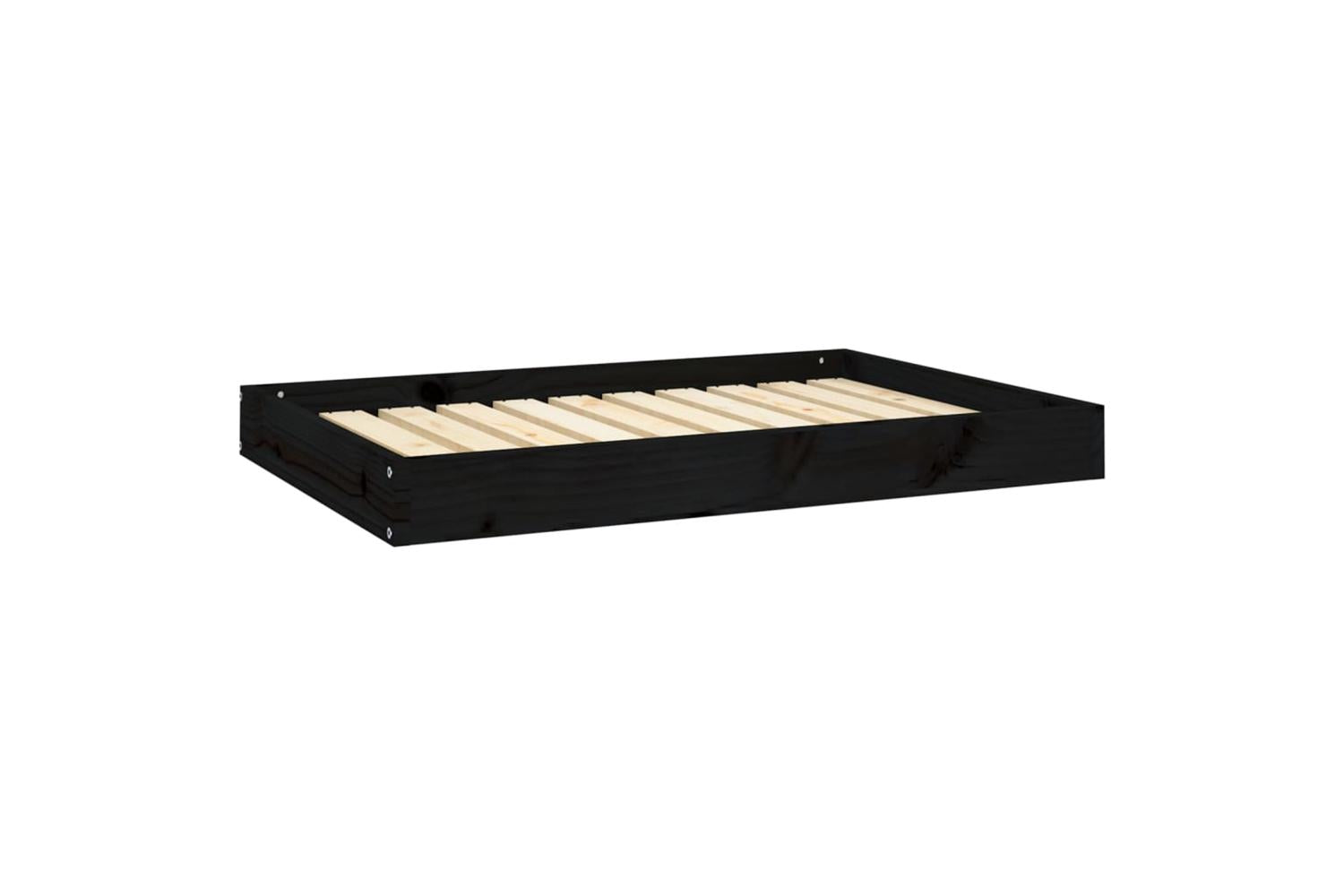 Vidaxl Dog Bed Black 915x64x9 Cm Solid Wood Pine-2