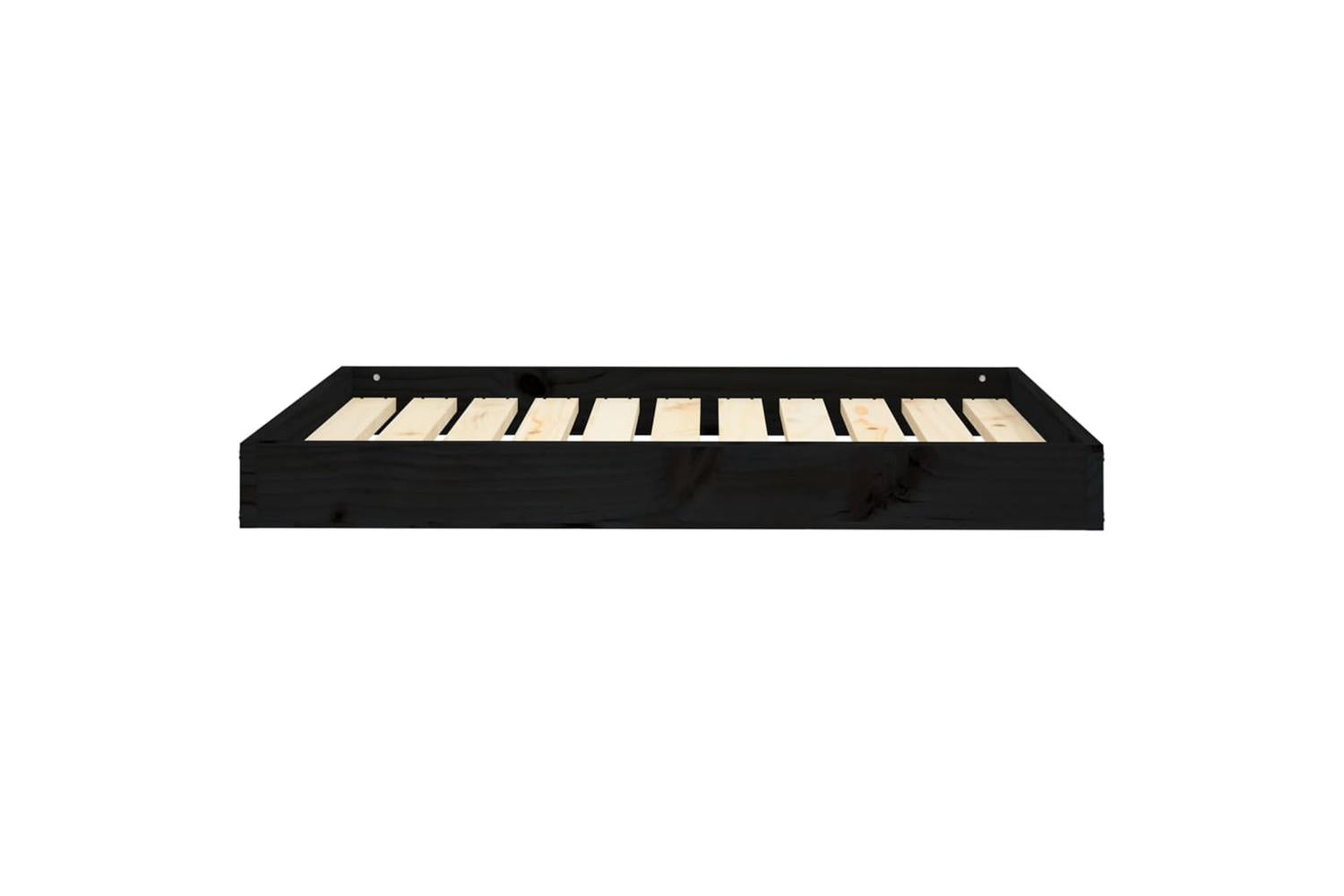 Vidaxl Dog Bed Black 915x64x9 Cm Solid Wood Pine-3