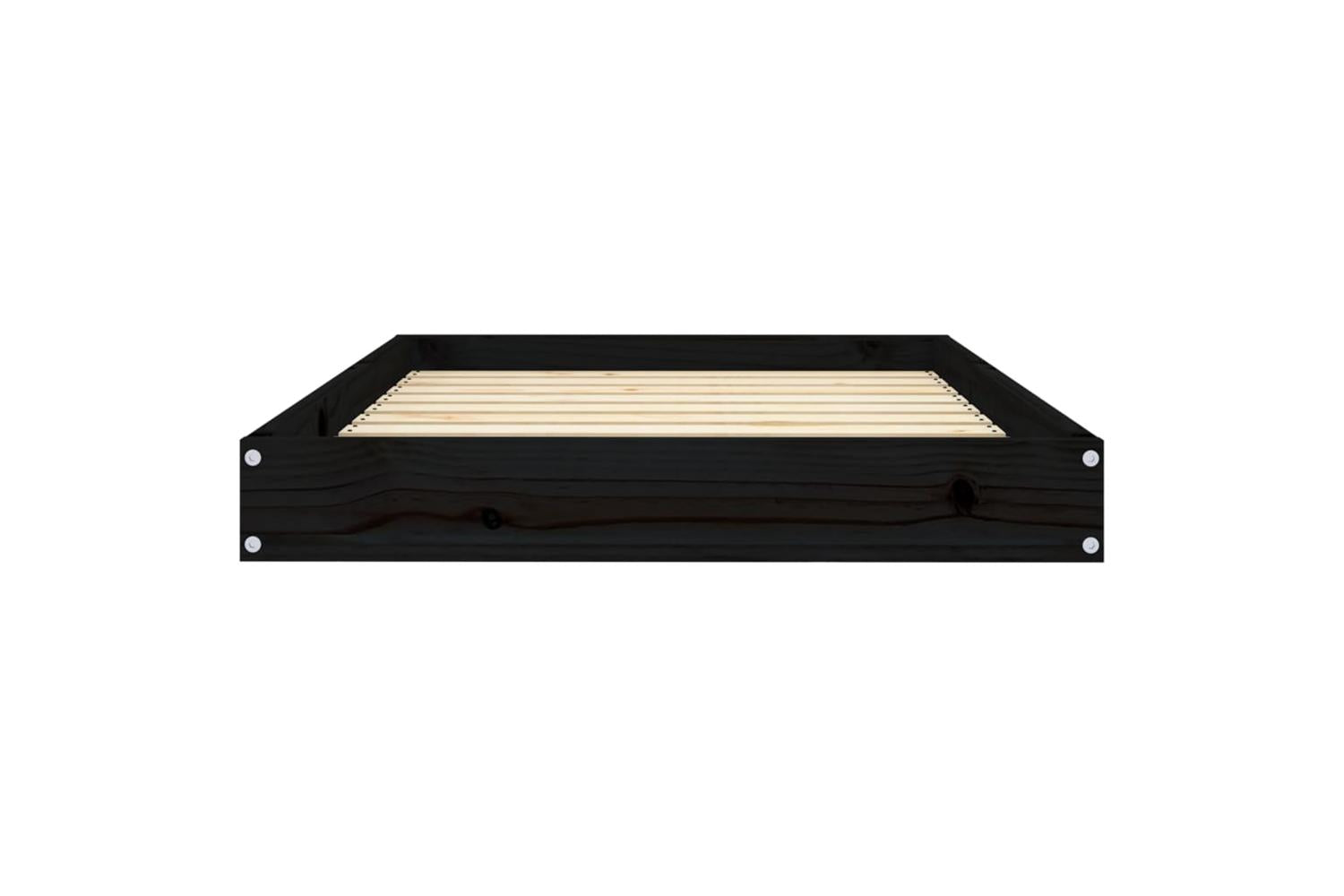 Vidaxl Dog Bed Black 915x64x9 Cm Solid Wood Pine-4