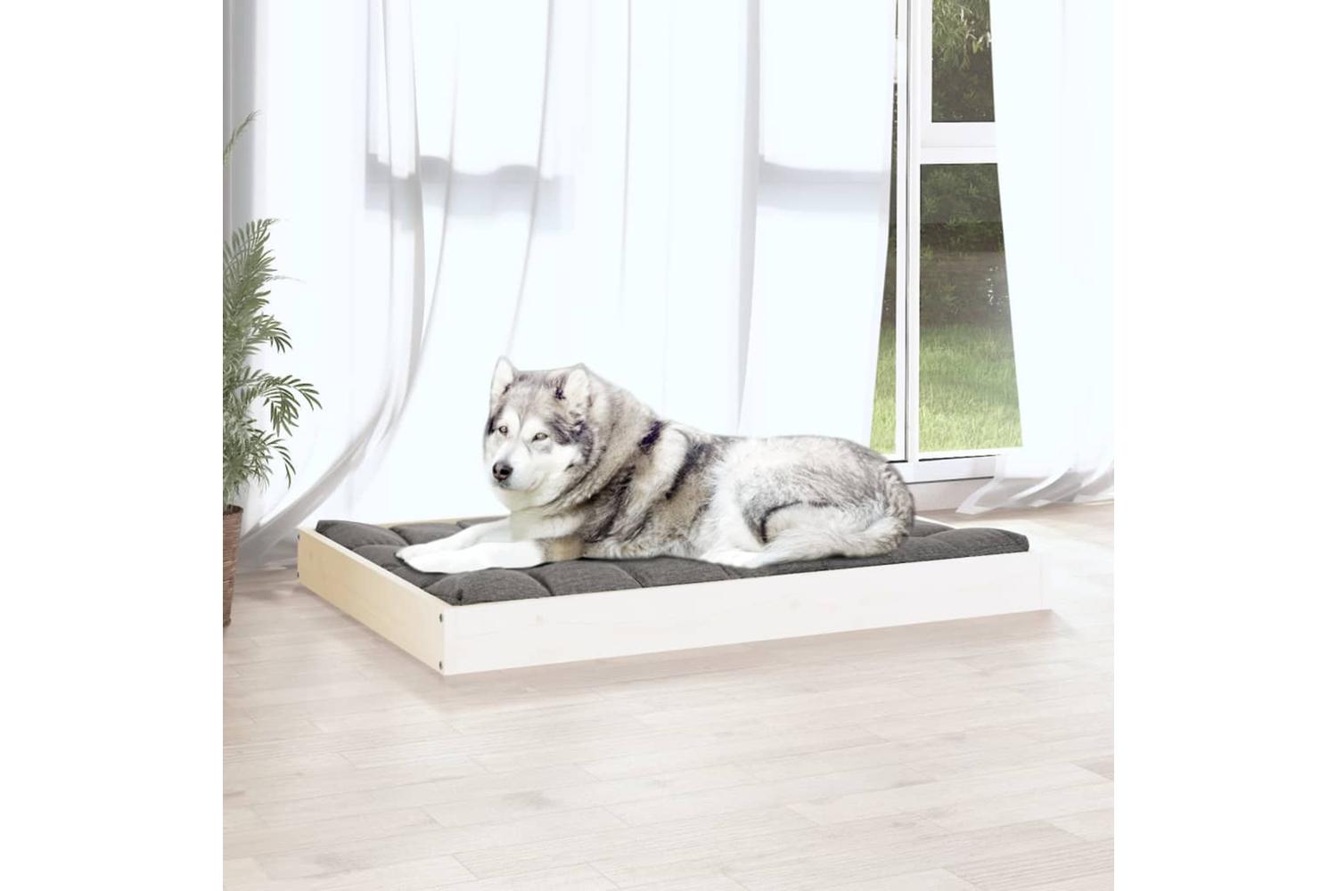 Vidaxl Dog Bed White 1015x74x9 Cm Solid Wood Pine-5