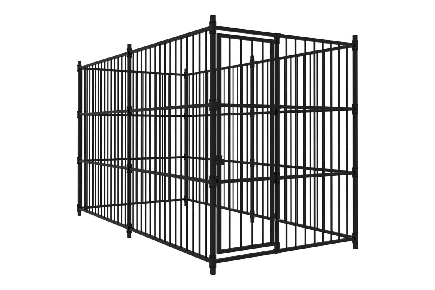 Vidaxl Outdoor Dog Kennel 300x150x185 Cm
