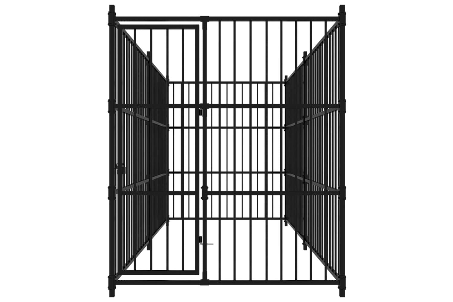 Vidaxl Outdoor Dog Kennel 300x150x185 Cm-2