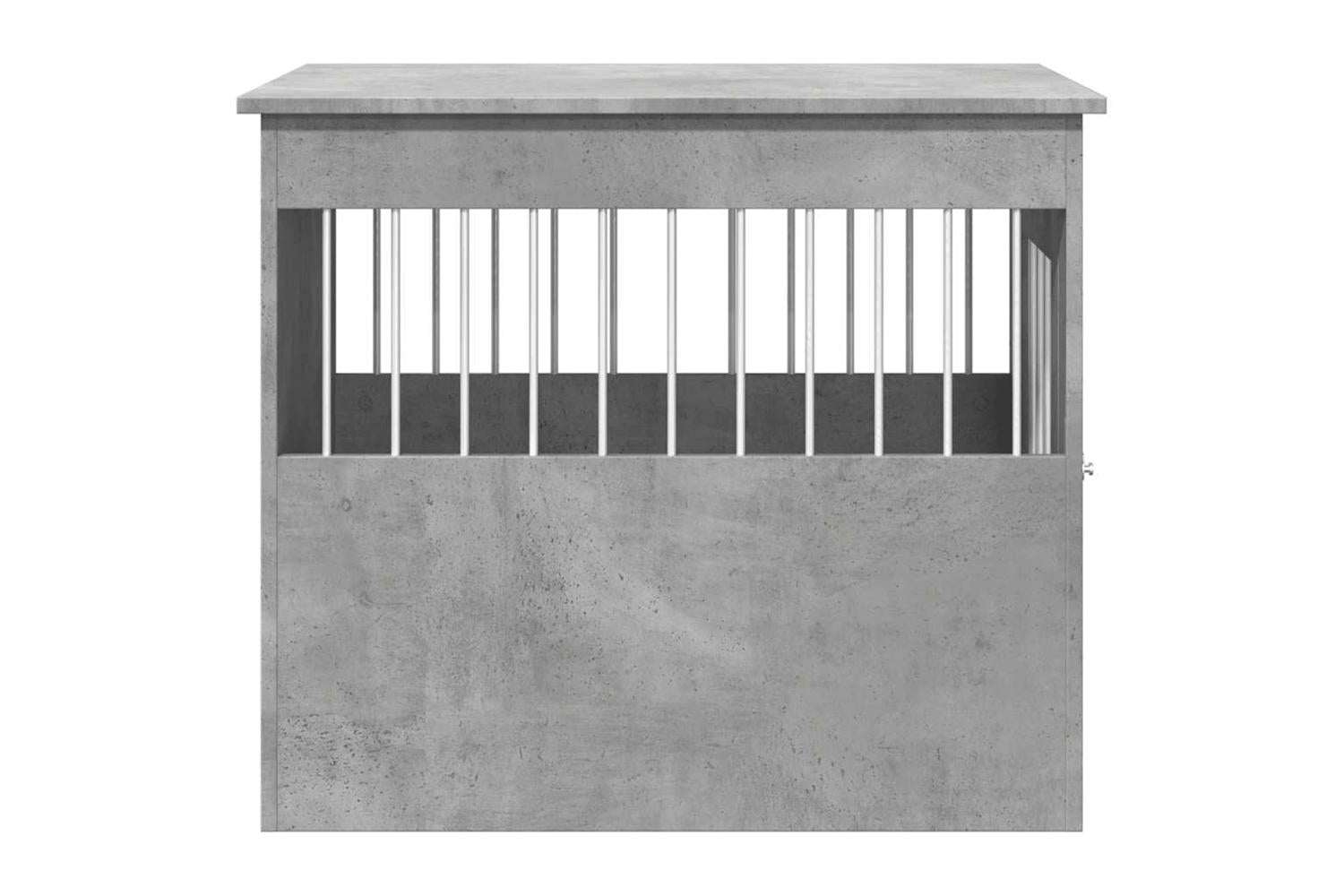 Vidaxl Dog Crate Furniture Concrete Grey 55x80x68 Cm Engineered Wood-6