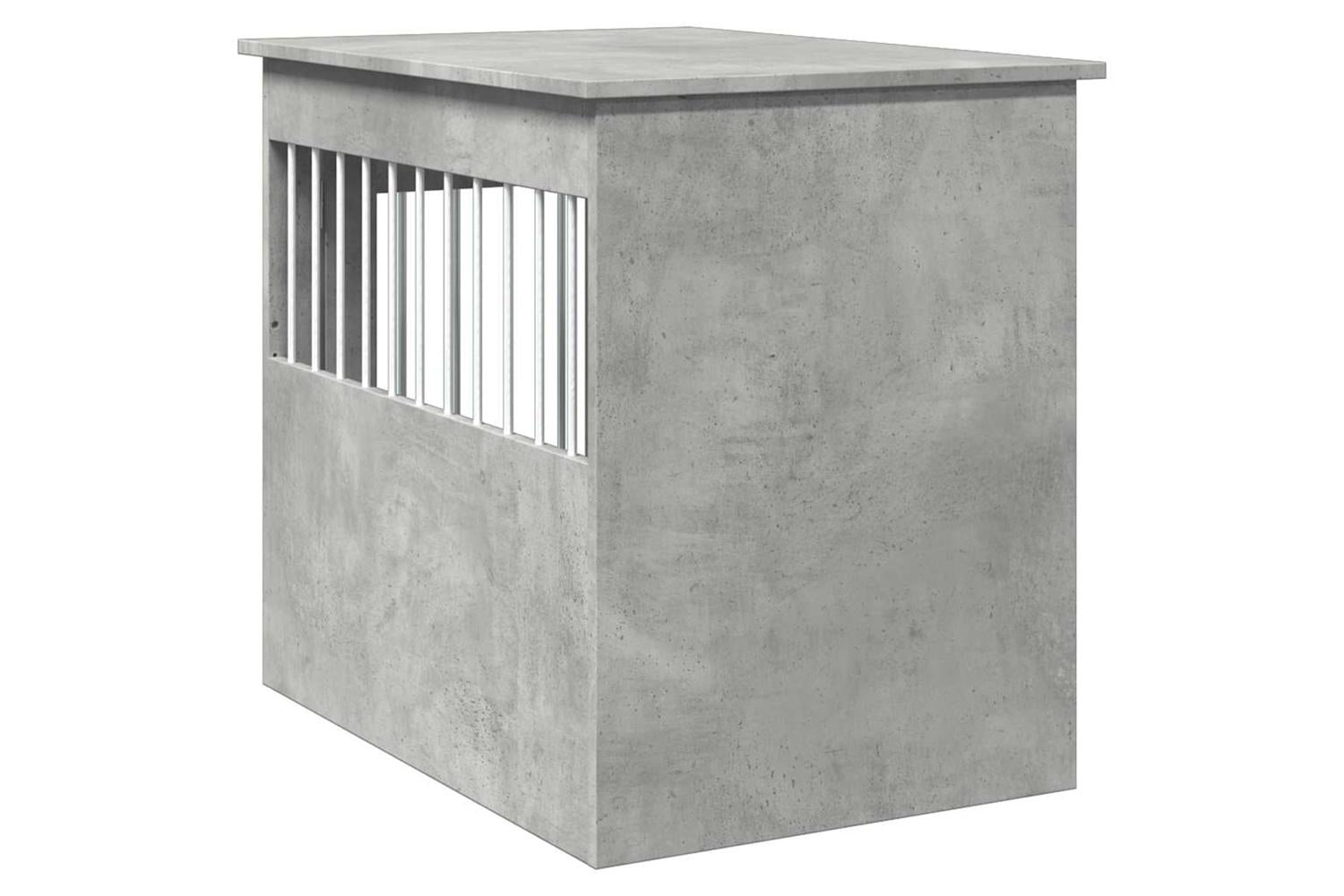 Vidaxl Dog Crate Furniture Concrete Grey 55x80x68 Cm Engineered Wood-7