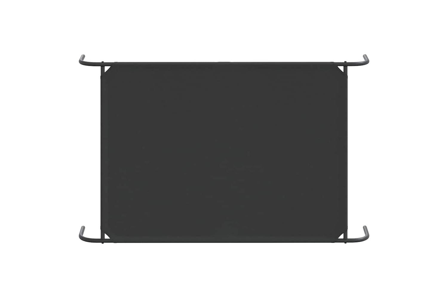 Vidaxl Elevated Dog Bed Black 150x90x20 Cm Oxford Fabric And Steel-6