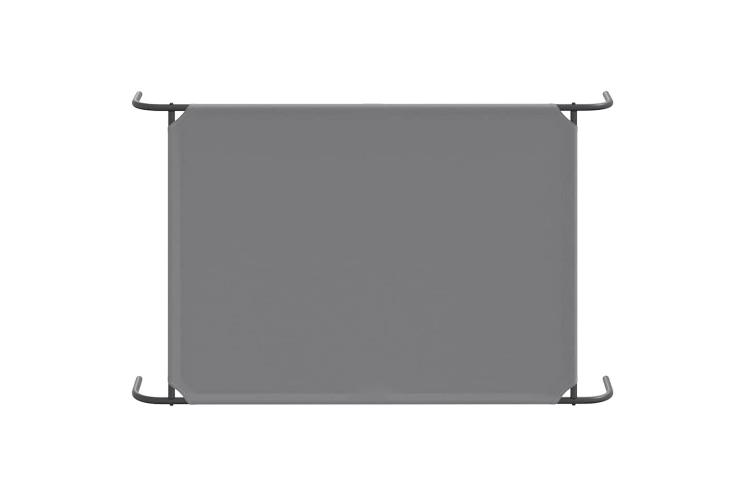 Vidaxl Elevated Dog Bed Grey 130x80x20 Cm Oxford Fabric And Steel-6