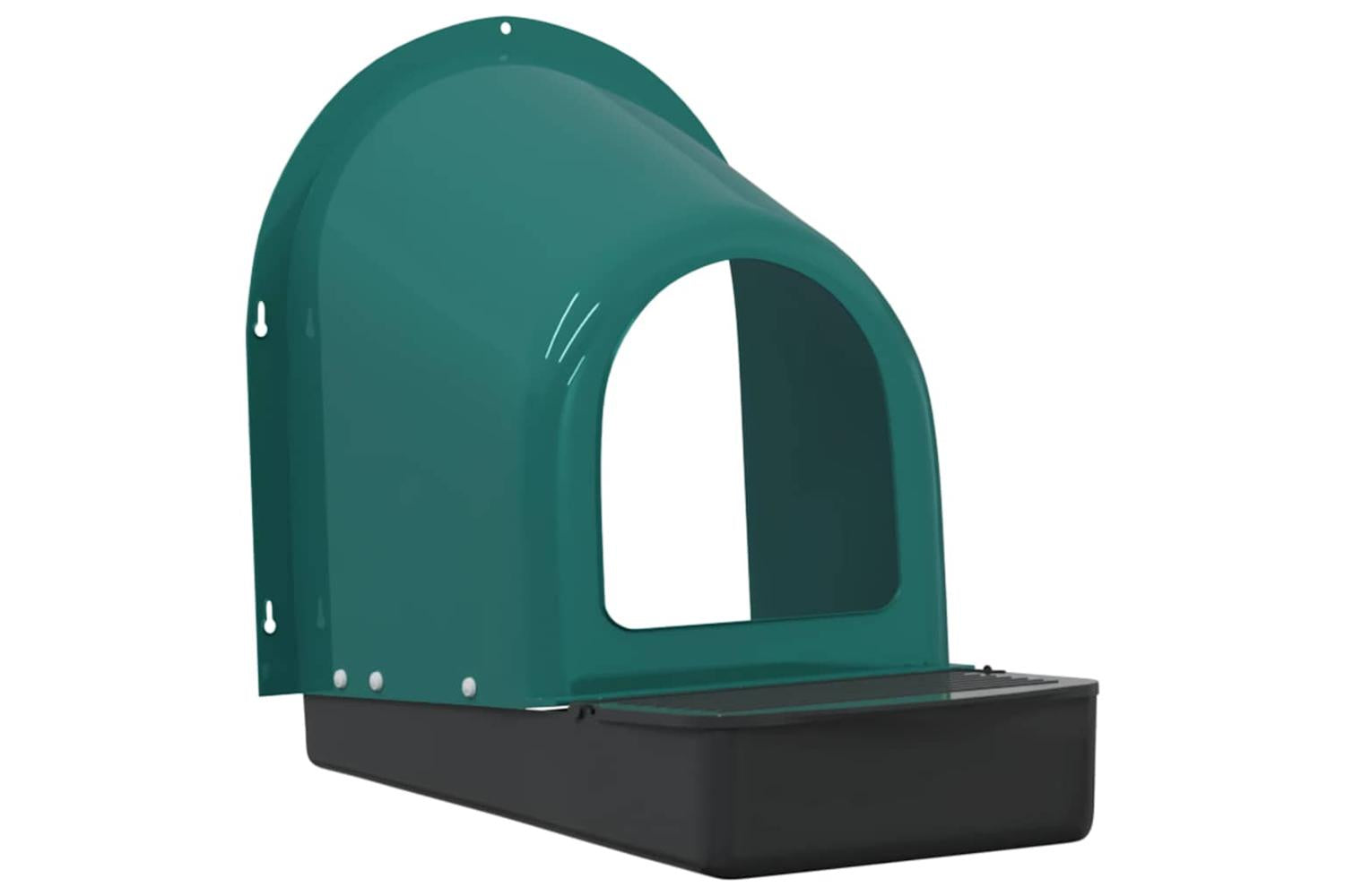 Vidaxl Chicken Nesting Boxes 4 Pcs Wall-mounted Dark Green Plastic-2