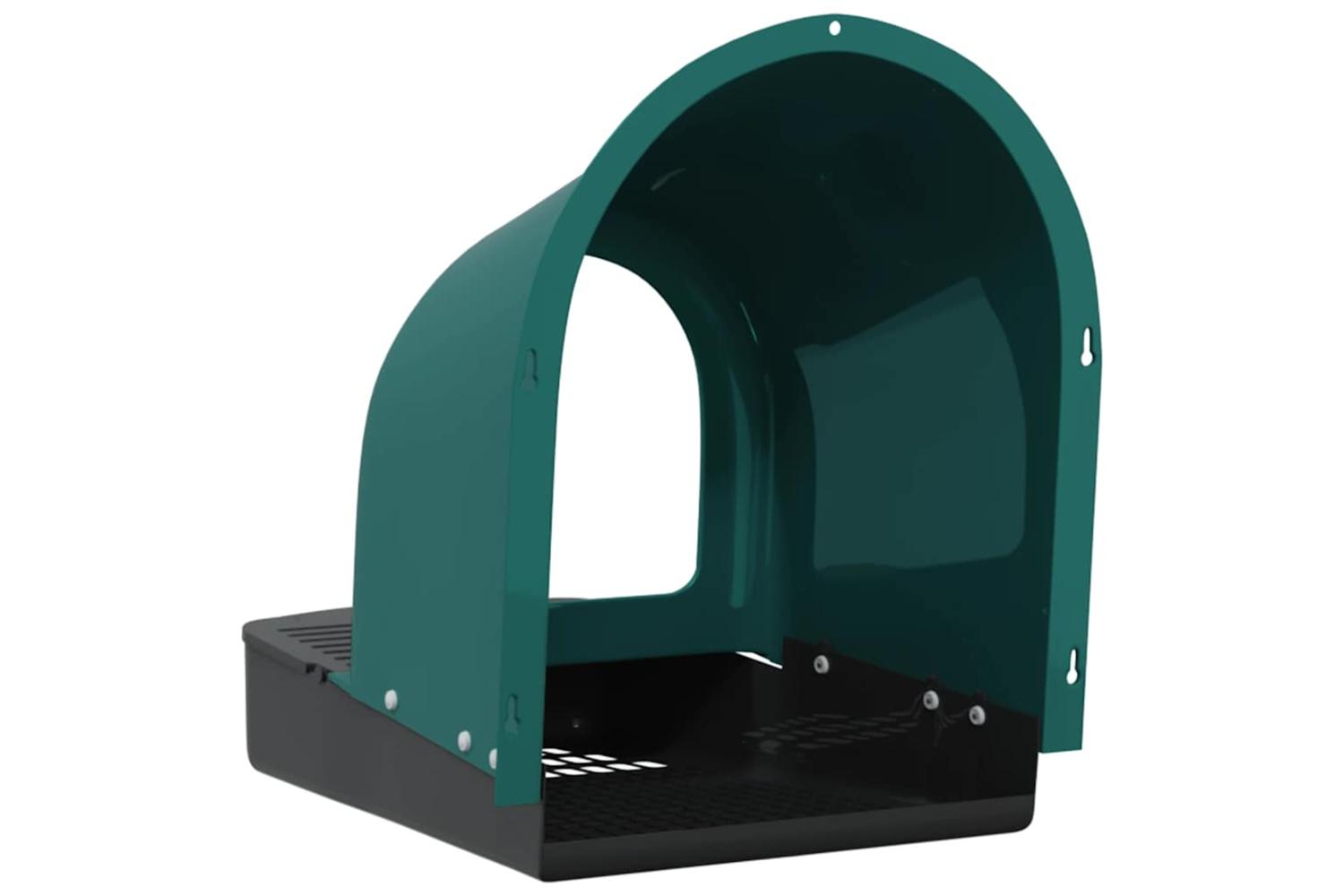 Vidaxl Chicken Nesting Boxes 4 Pcs Wall-mounted Dark Green Plastic-7