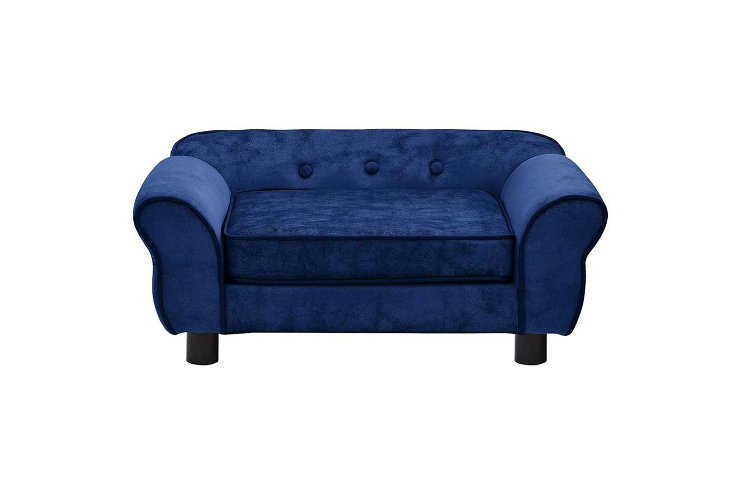 Vidaxl Dog Sofa Blue 72x45x30 Cm Plush-5