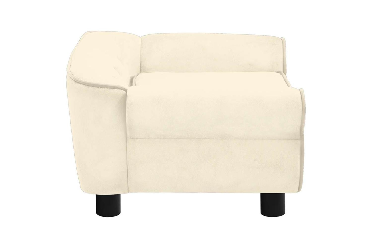 Vidaxl Dog Sofa Cream 72x45x30 Cm Plush-7