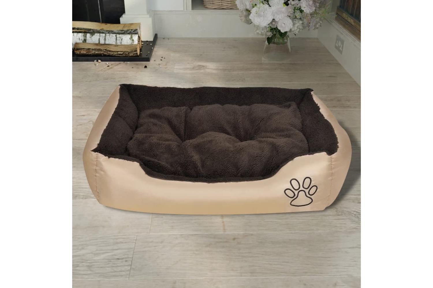 Vidaxl Warm Dog Bed With Padded Cushion L-2