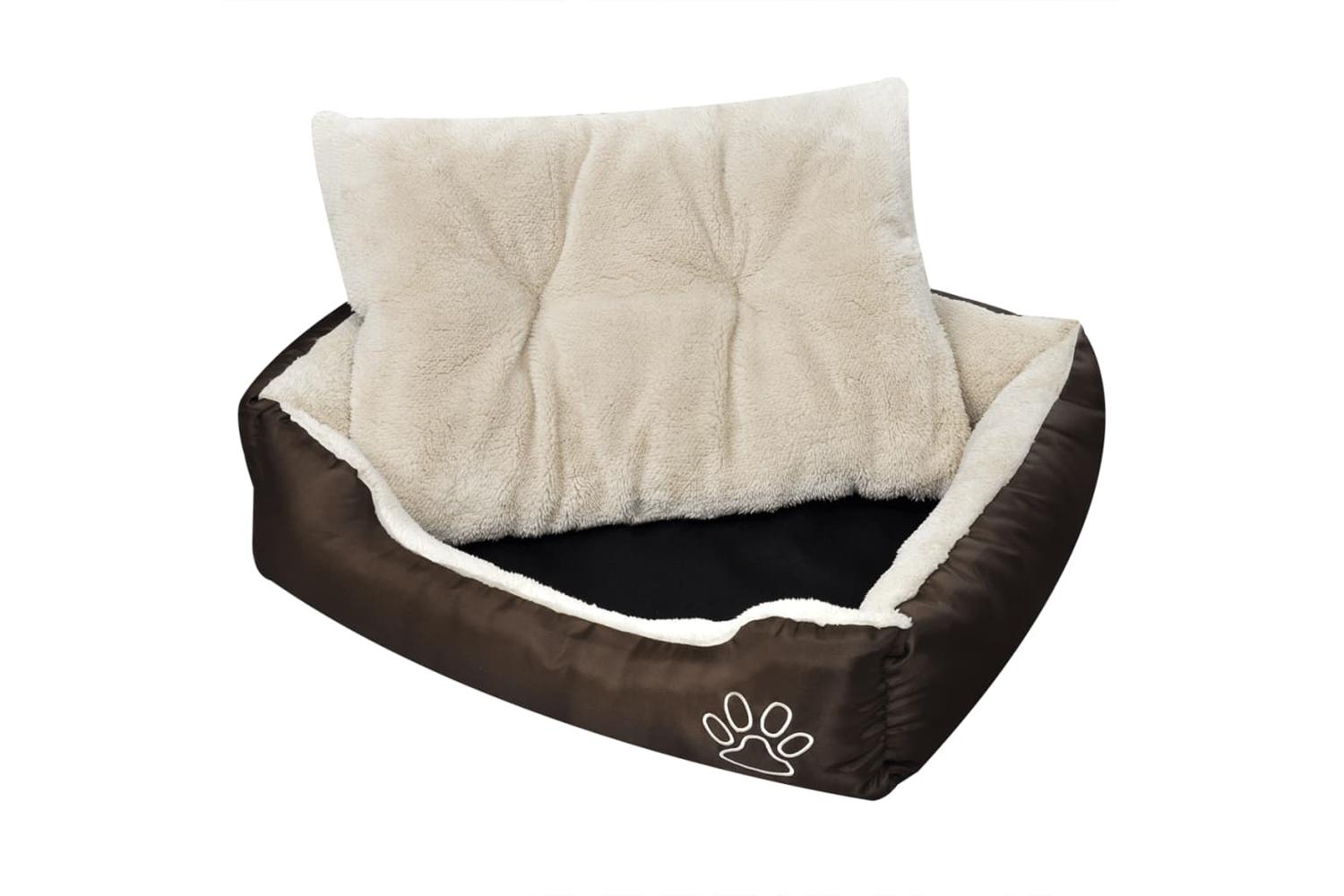 Vidaxl Warm Dog Bed With Padded Cushion S