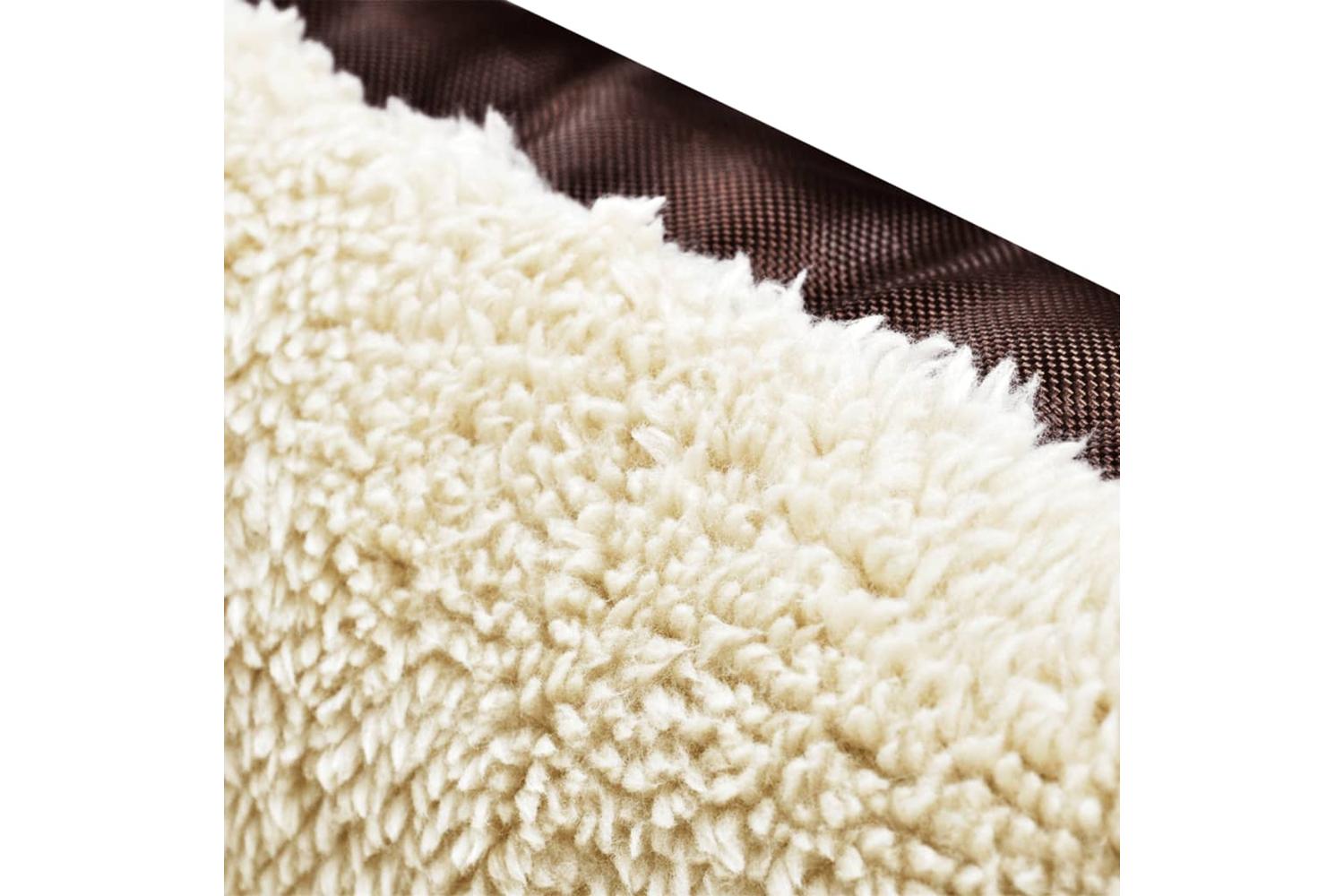 Vidaxl Warm Dog Bed With Padded Cushion S-4