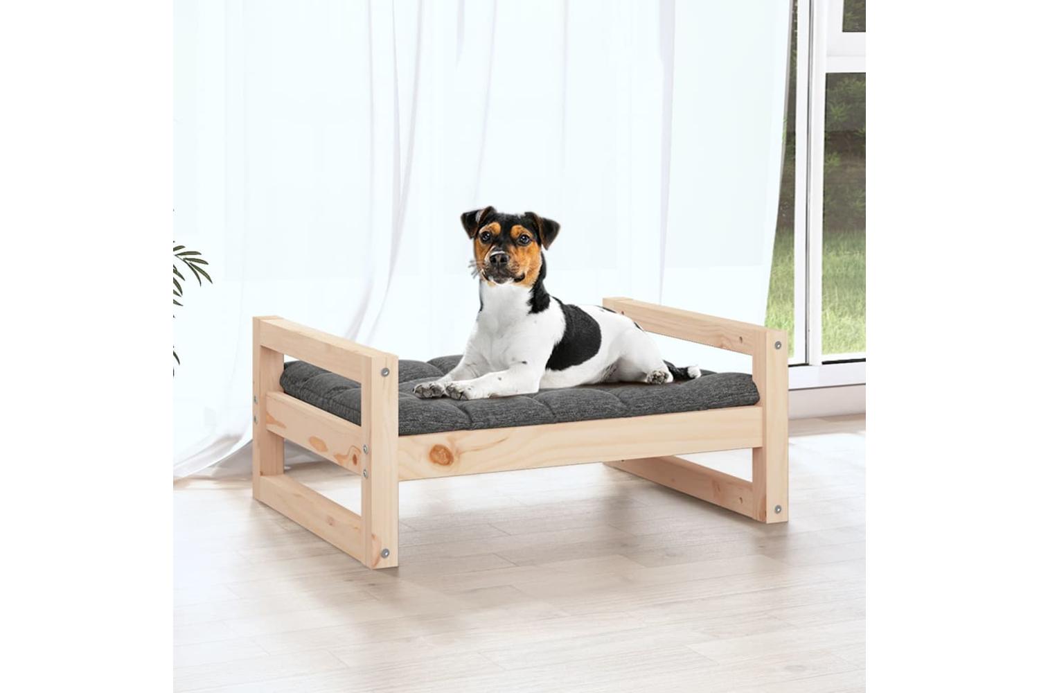 Vidaxl Dog Bed 555x455x28 Cm Solid Pine Wood-3