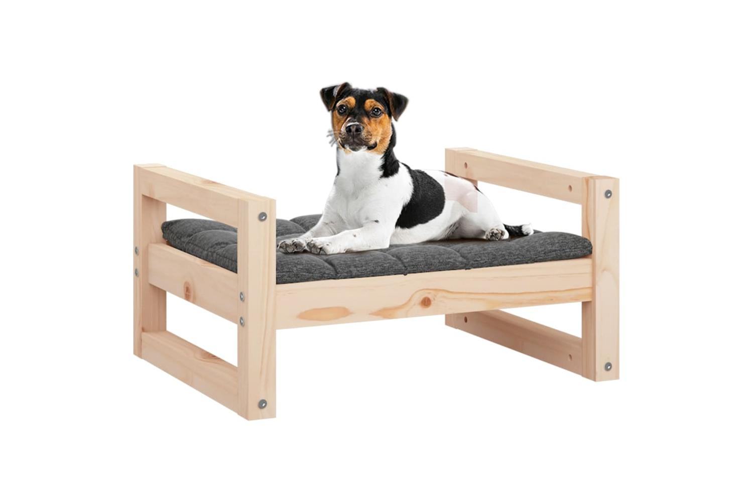 Vidaxl Dog Bed 555x455x28 Cm Solid Pine Wood-4