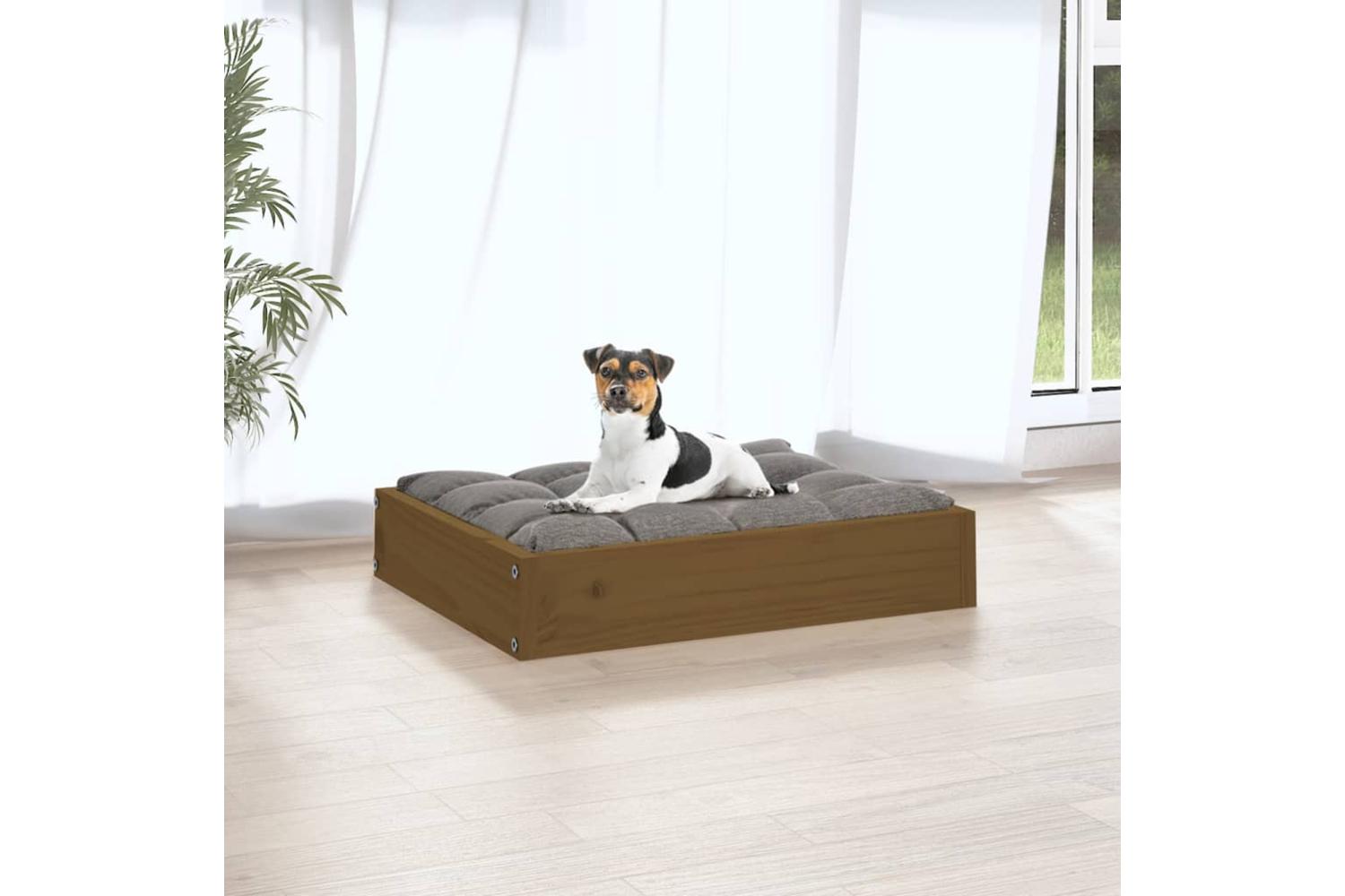 Vidaxl Dog Bed Honey Brown 515x44x9 Cm Solid Wood Pine-5