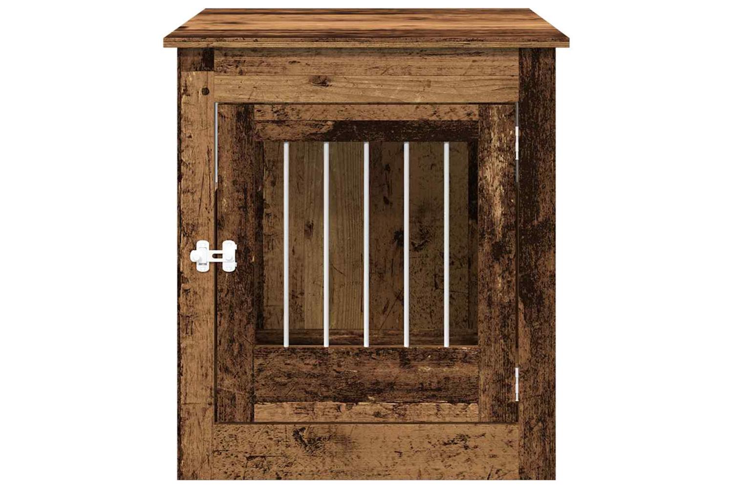 Vidaxl Dog Crate Furniture Old Wood 645x80x71 Cm Engineered Wood-4