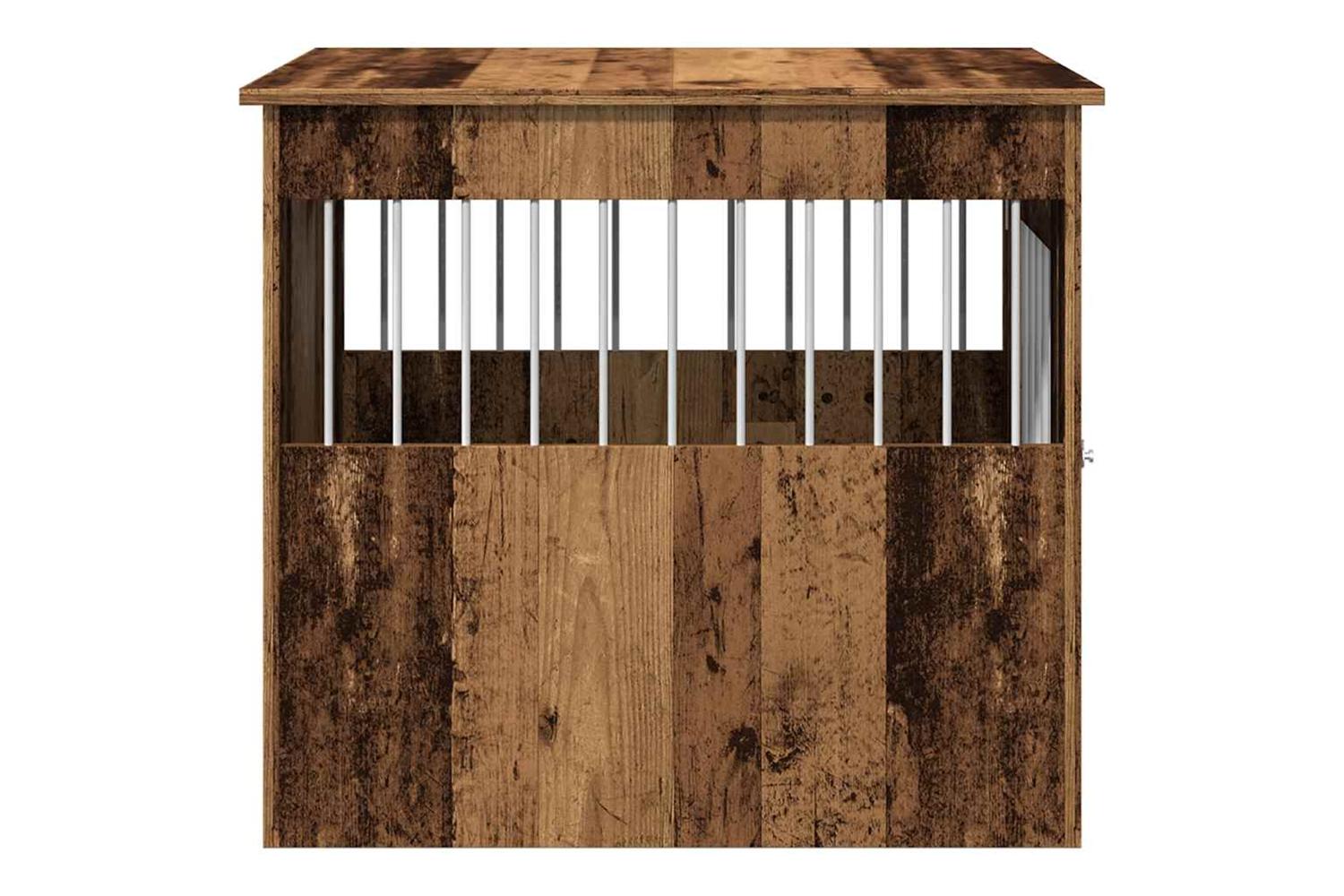 Vidaxl Dog Crate Furniture Old Wood 645x80x71 Cm Engineered Wood-6
