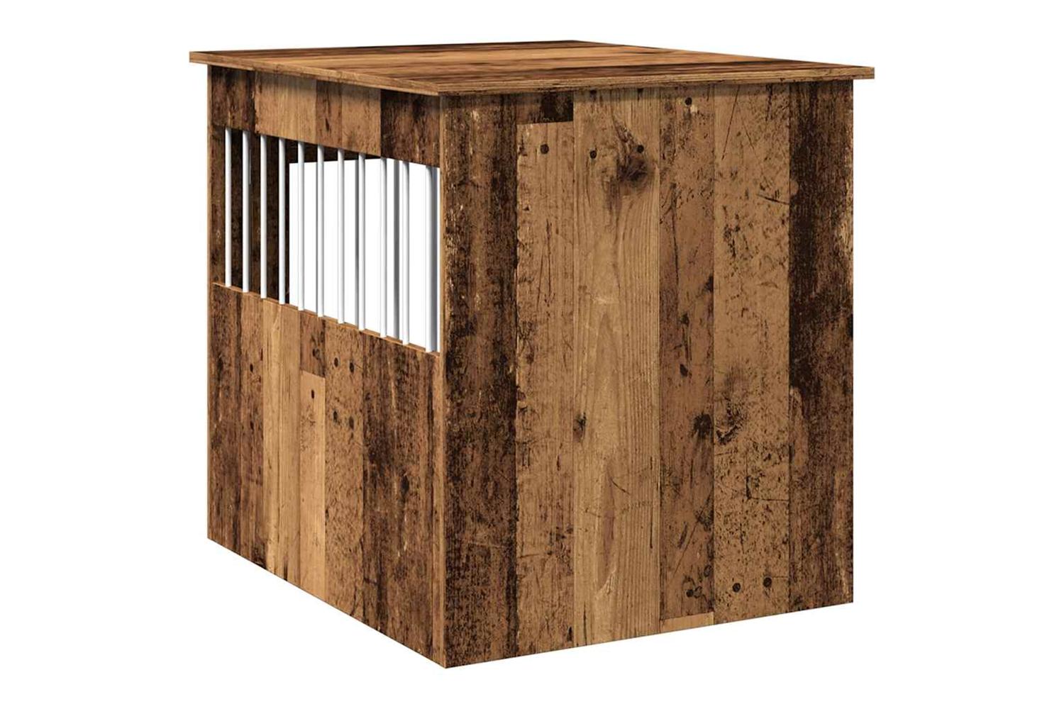 Vidaxl Dog Crate Furniture Old Wood 645x80x71 Cm Engineered Wood-7