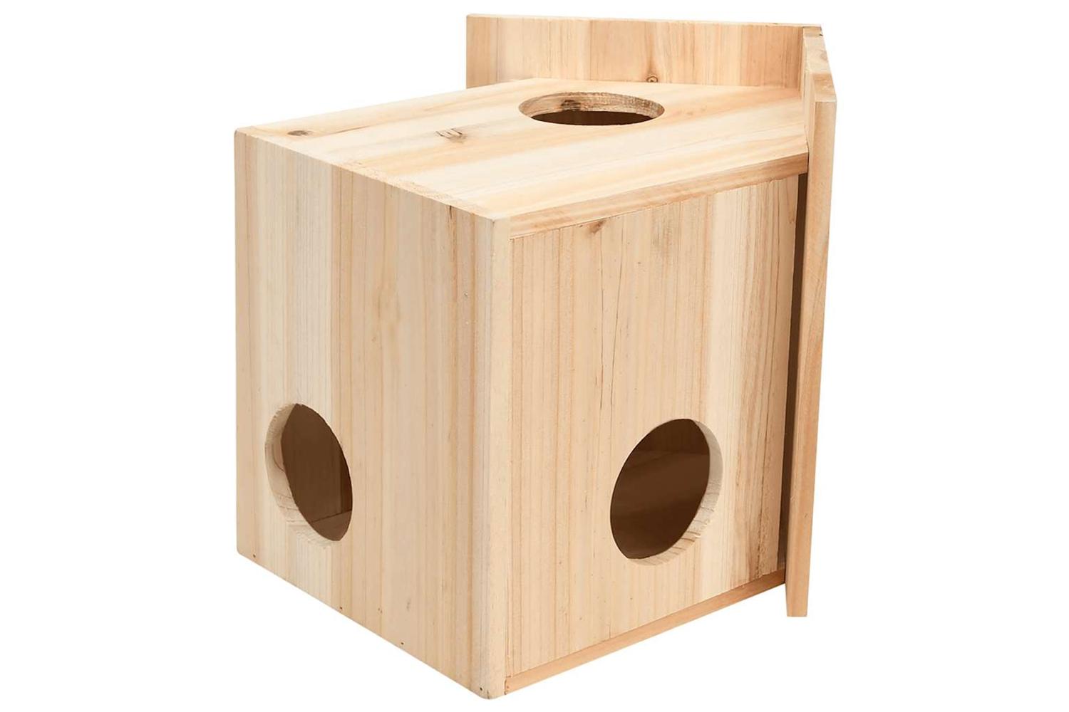 Vidaxl Squirrel House Solid Firwood 26x25x29 Cm-2