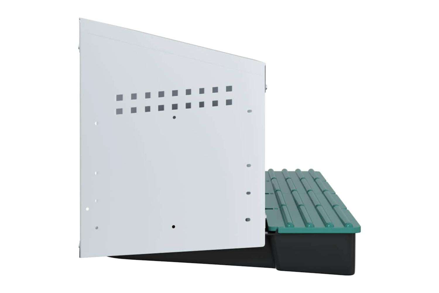 Vidaxl Chicken Nesting Box 4 Compartments Wall-mounted Galvanised Steel-6