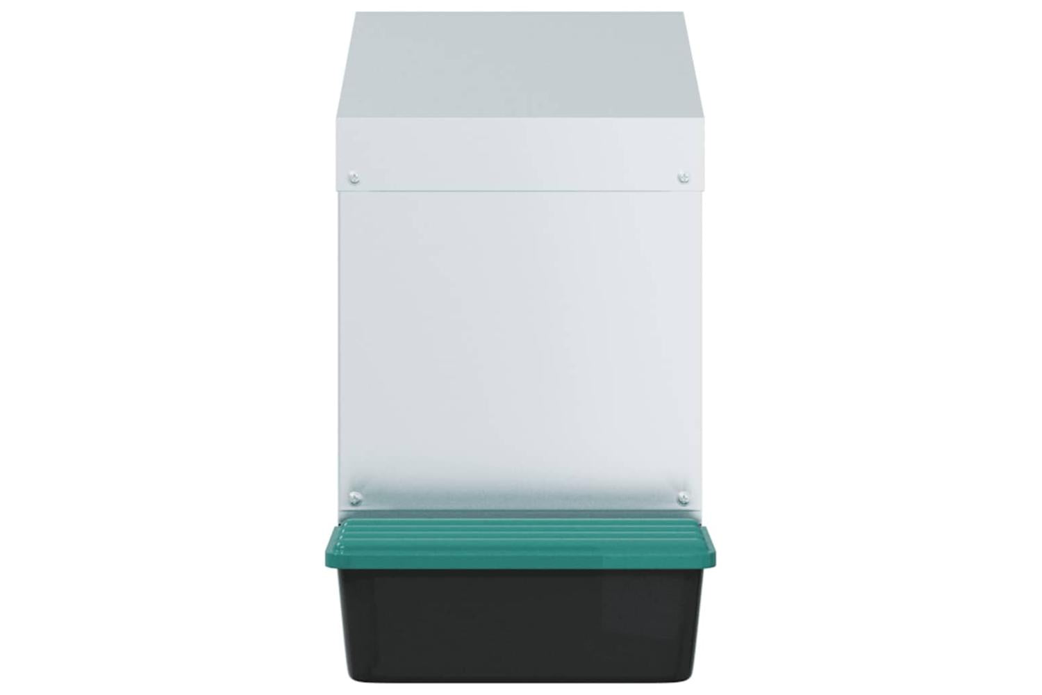 Vidaxl Chicken Nesting Box 1 Compartment Wall-mounted Galvanised Steel-5