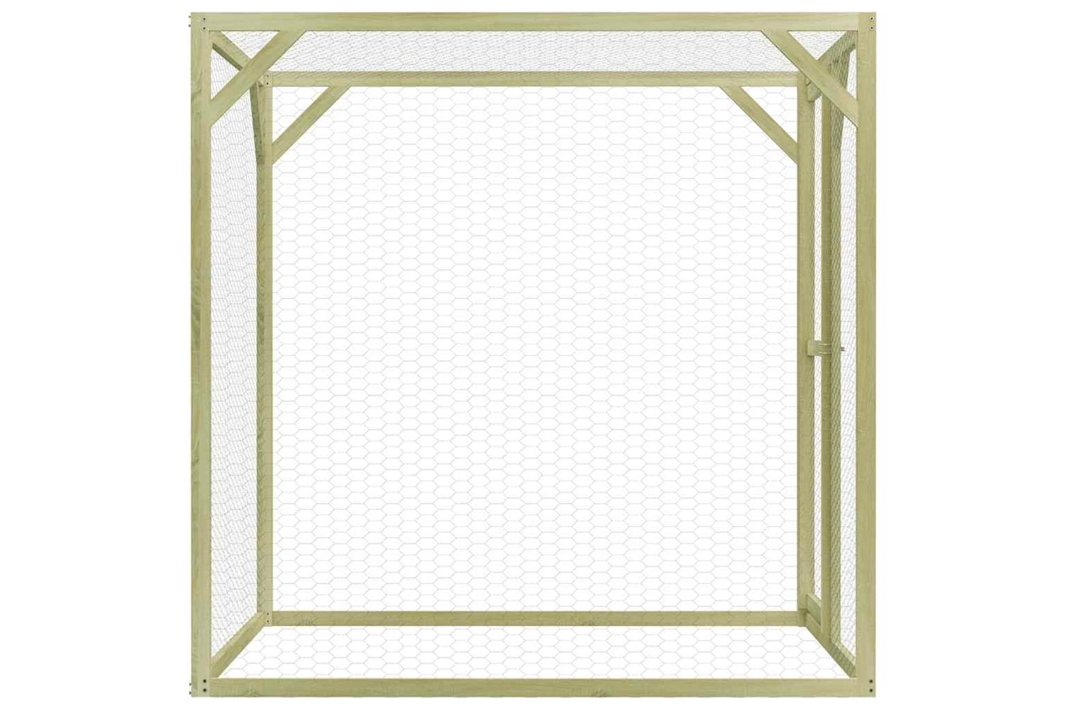 Vidaxl Chicken Cage 15x15x15 M Impregnated Wood Pine-4