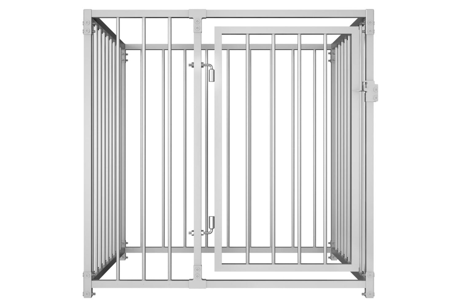 Vidaxl Outdoor Dog Kennel 100x100x100 Cm-2