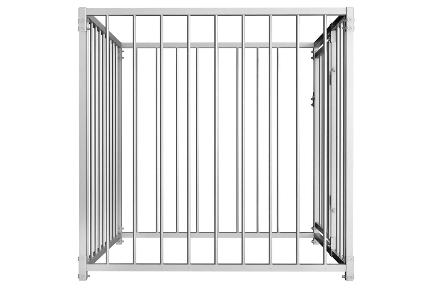 Vidaxl Outdoor Dog Kennel 100x100x100 Cm-3