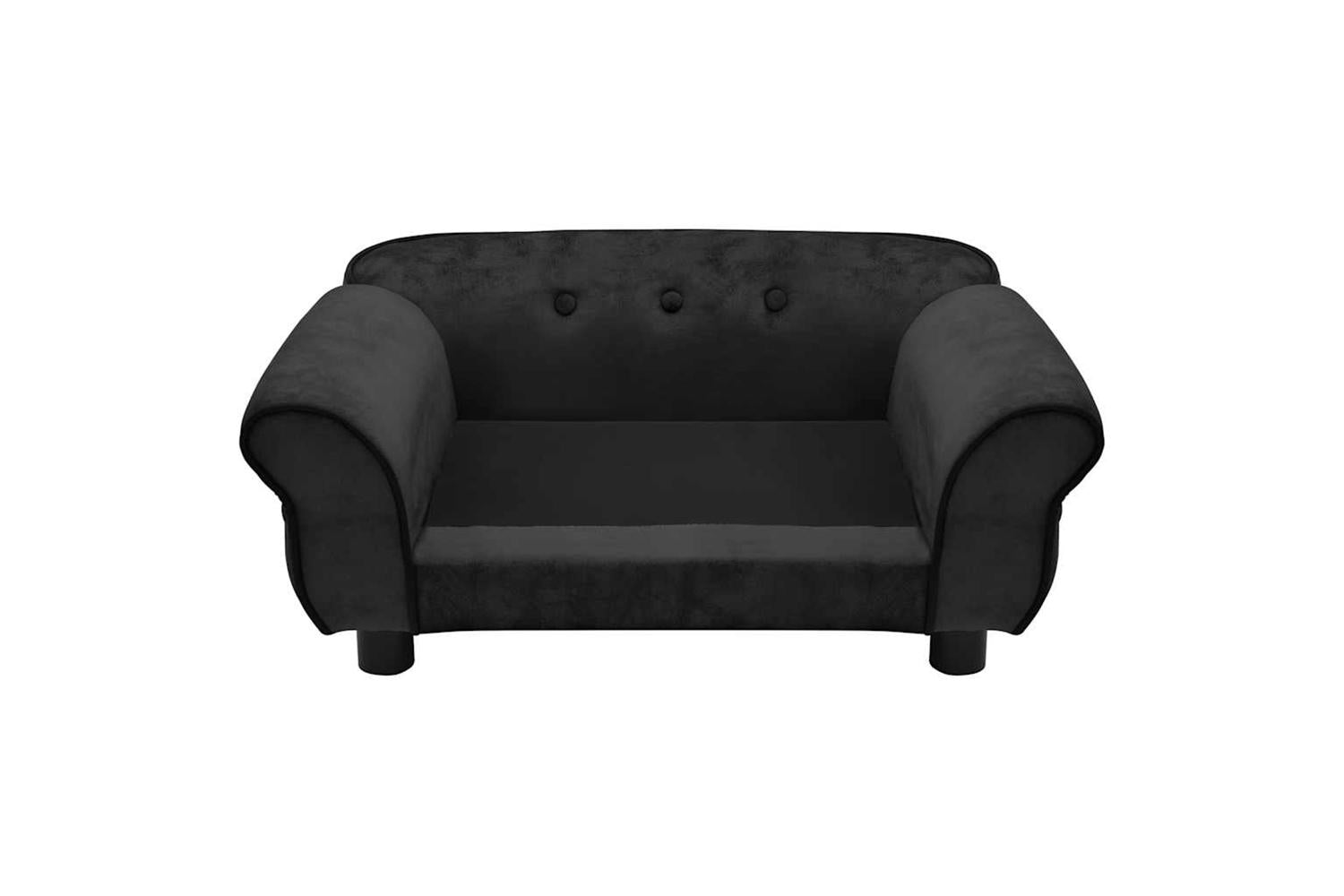 Vidaxl Dog Sofa Black 72x45x30 Cm Plush-6