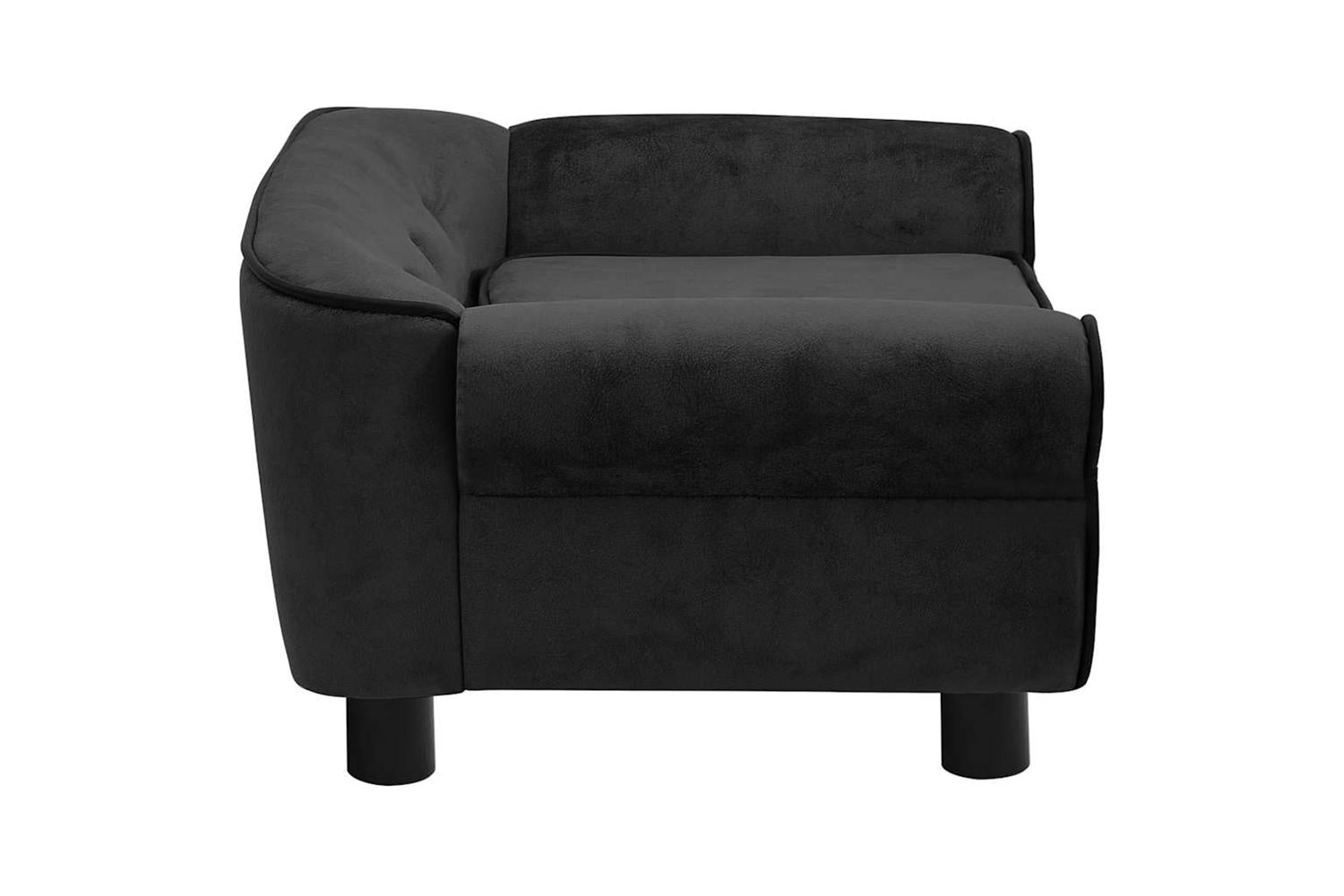 Vidaxl Dog Sofa Black 72x45x30 Cm Plush-7