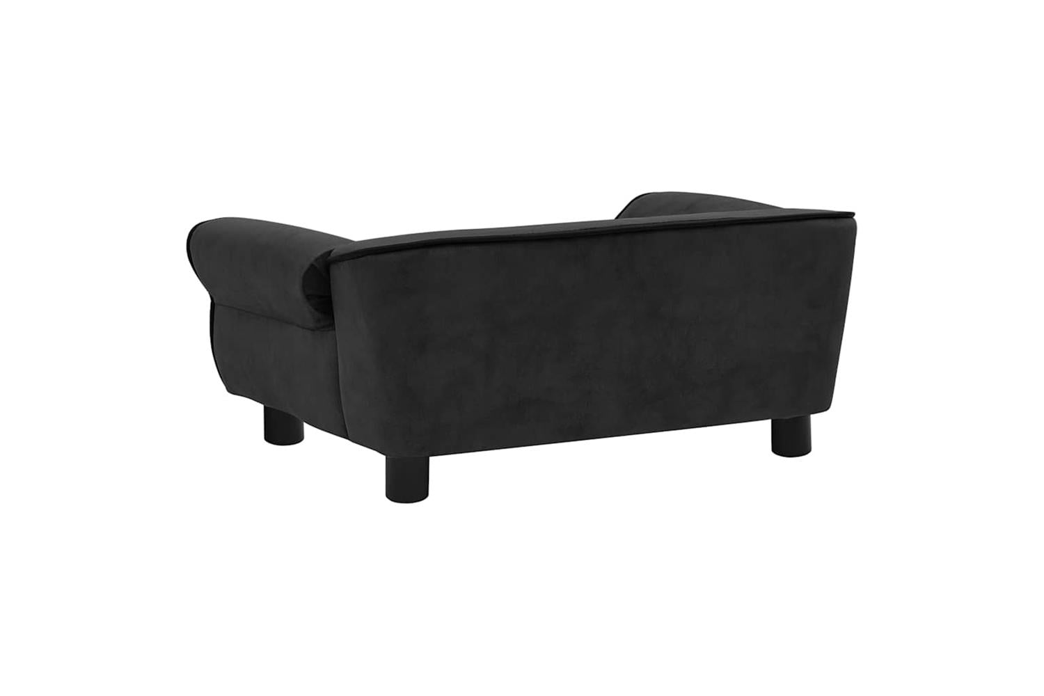 Vidaxl Dog Sofa Black 72x45x30 Cm Plush-8