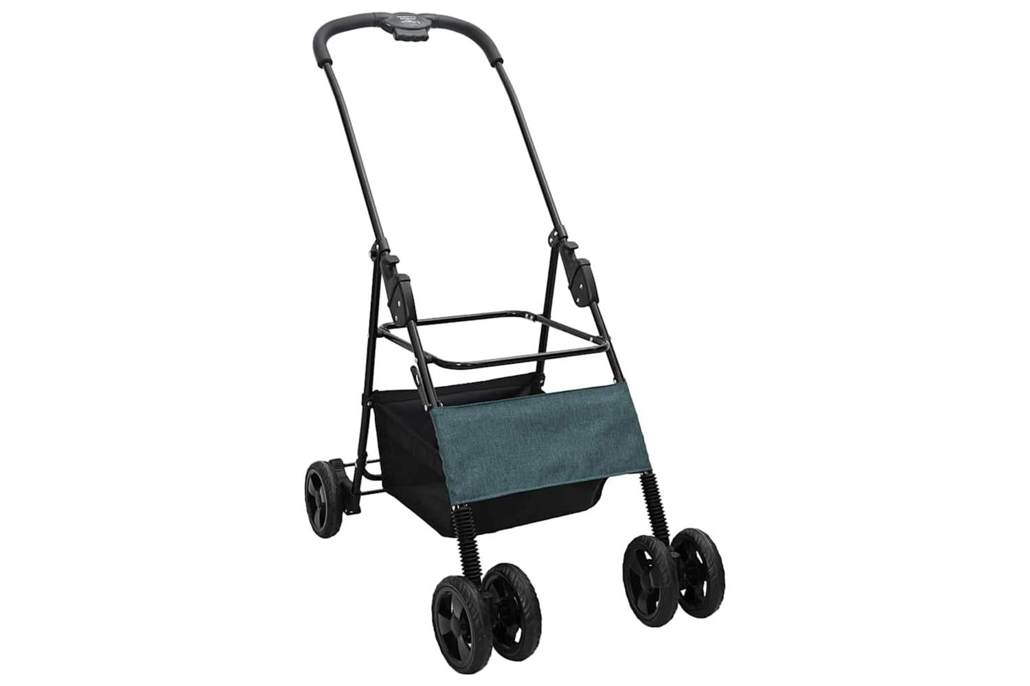 Vidaxl Folding Pet Stroller Green 81 X 47 X 99 Cm 600d Oxford Fabric-4