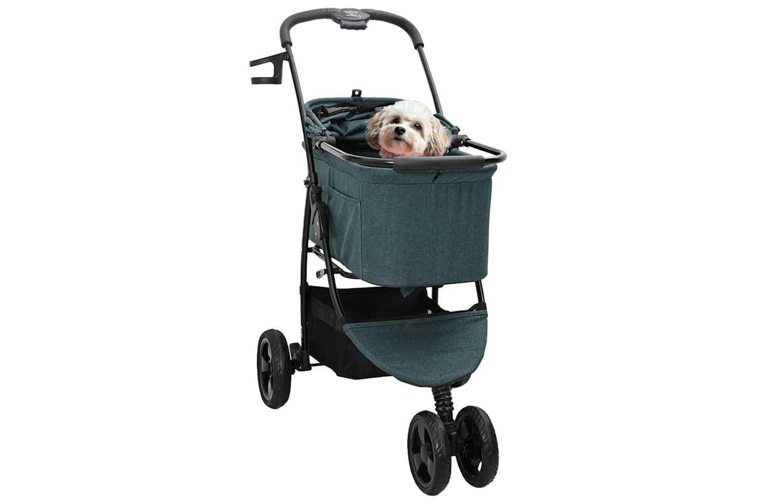 Vidaxl Folding Pet Stroller Green 78 X 54 X 101 Cm 600d Oxford Fabric-2