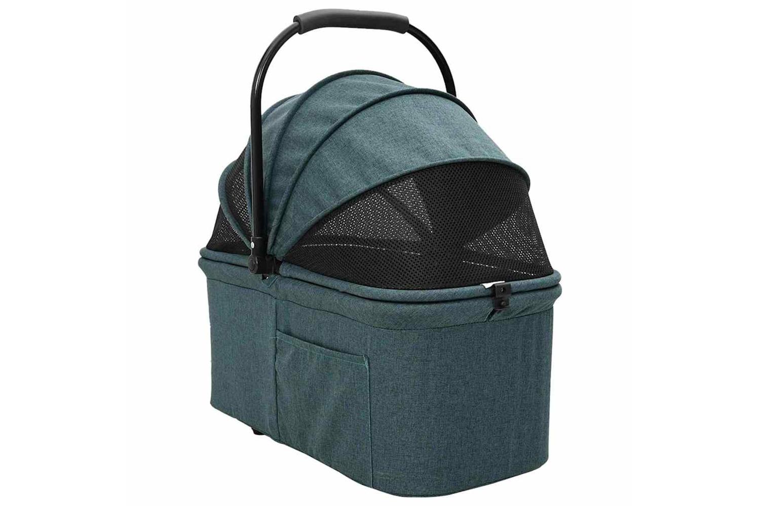 Vidaxl Folding Pet Stroller Green 78 X 54 X 101 Cm 600d Oxford Fabric-4