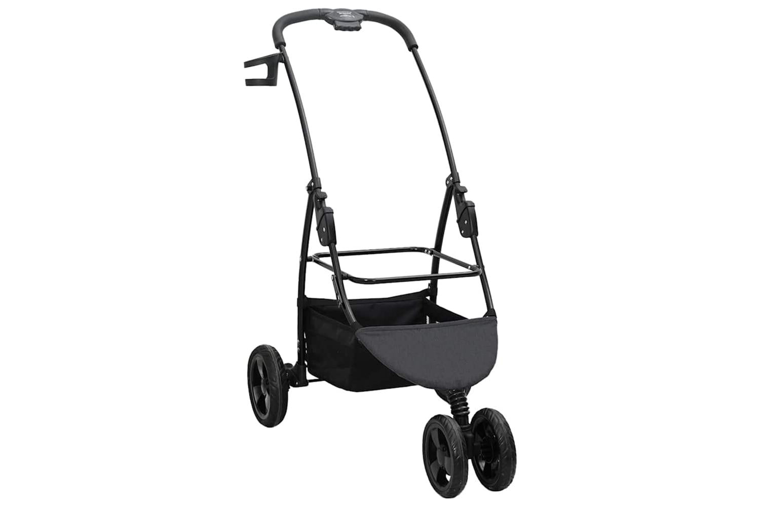 Vidaxl Folding Pet Stroller Black 78 X 54 X 101 Cm 600d Oxford Fabric-5