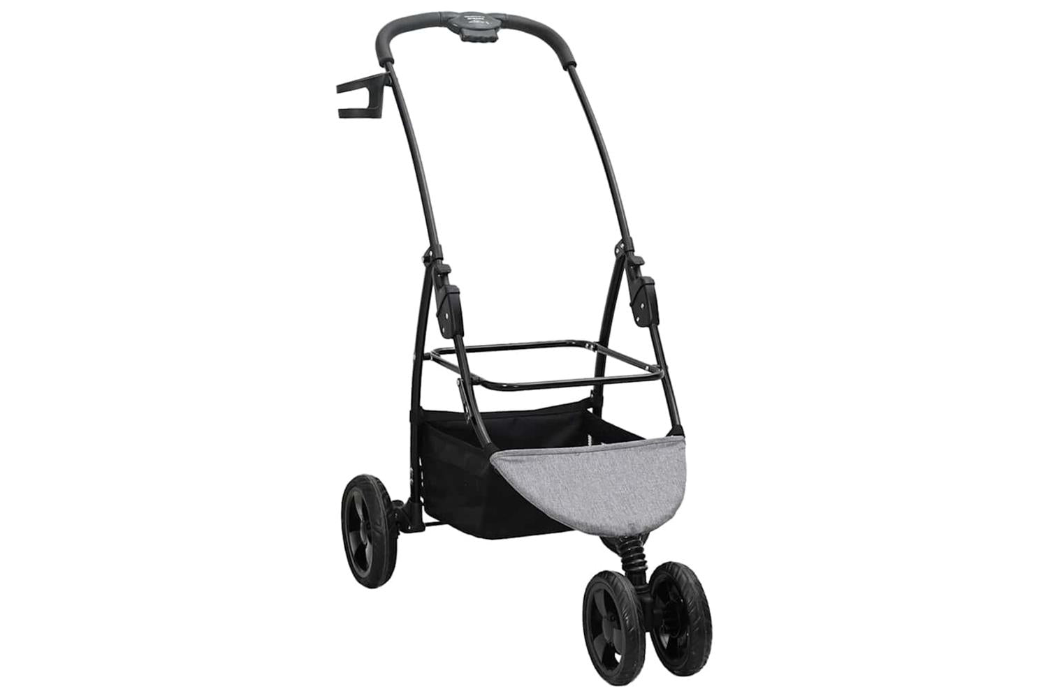 Vidaxl Folding Pet Stroller Grey 78 X 54 X 101 Cm 600d Oxford Fabric-5
